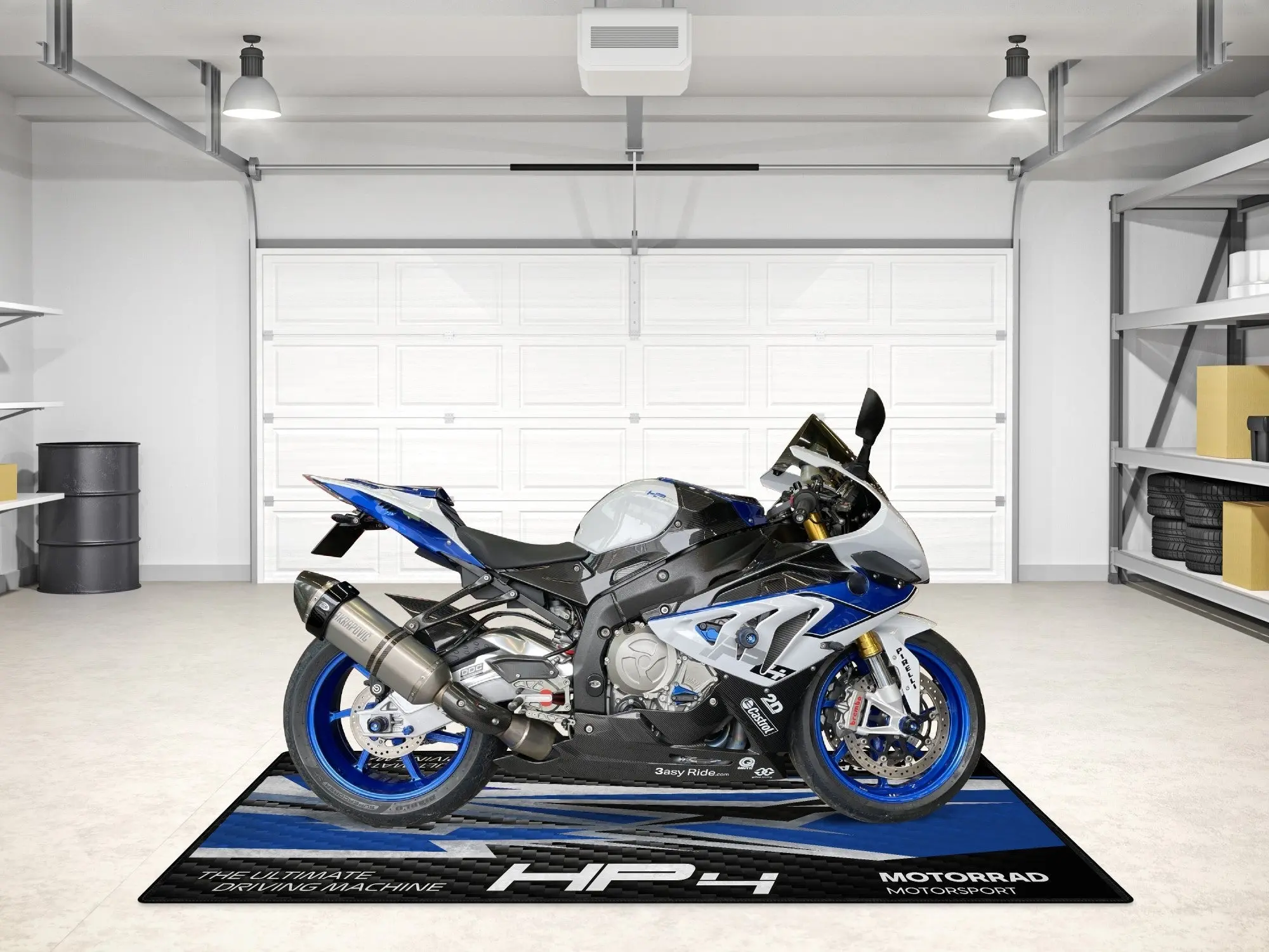 Designed Pit Mat for BMW 1000RR HP4 Motorcycle - MM7254 - Image 5