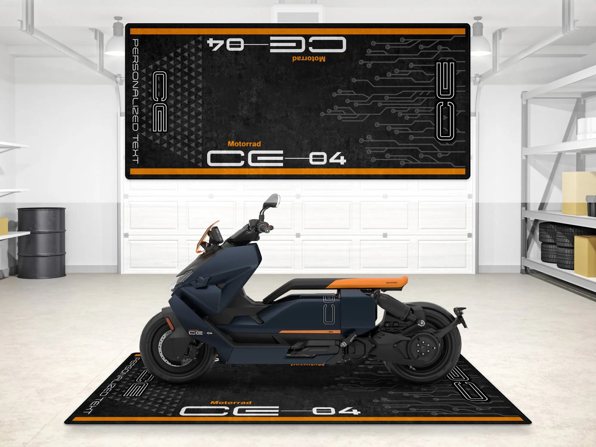 Designed Pit Mat for BMW CE04 Motorcycle - MM7298 - Image 3
