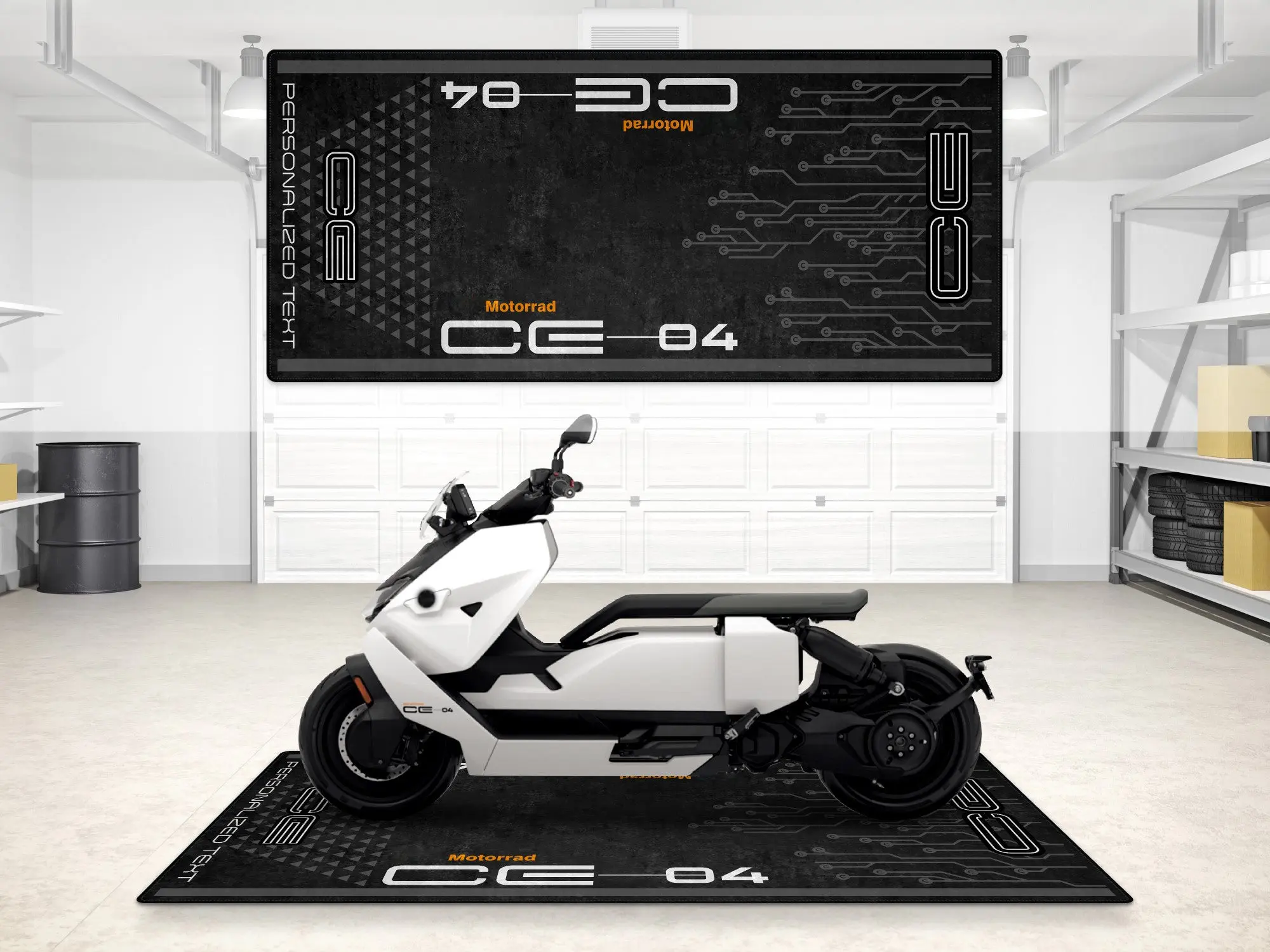 Designed Pit Mat for BMW CE04 Motorcycle - MM7298 - Image 7