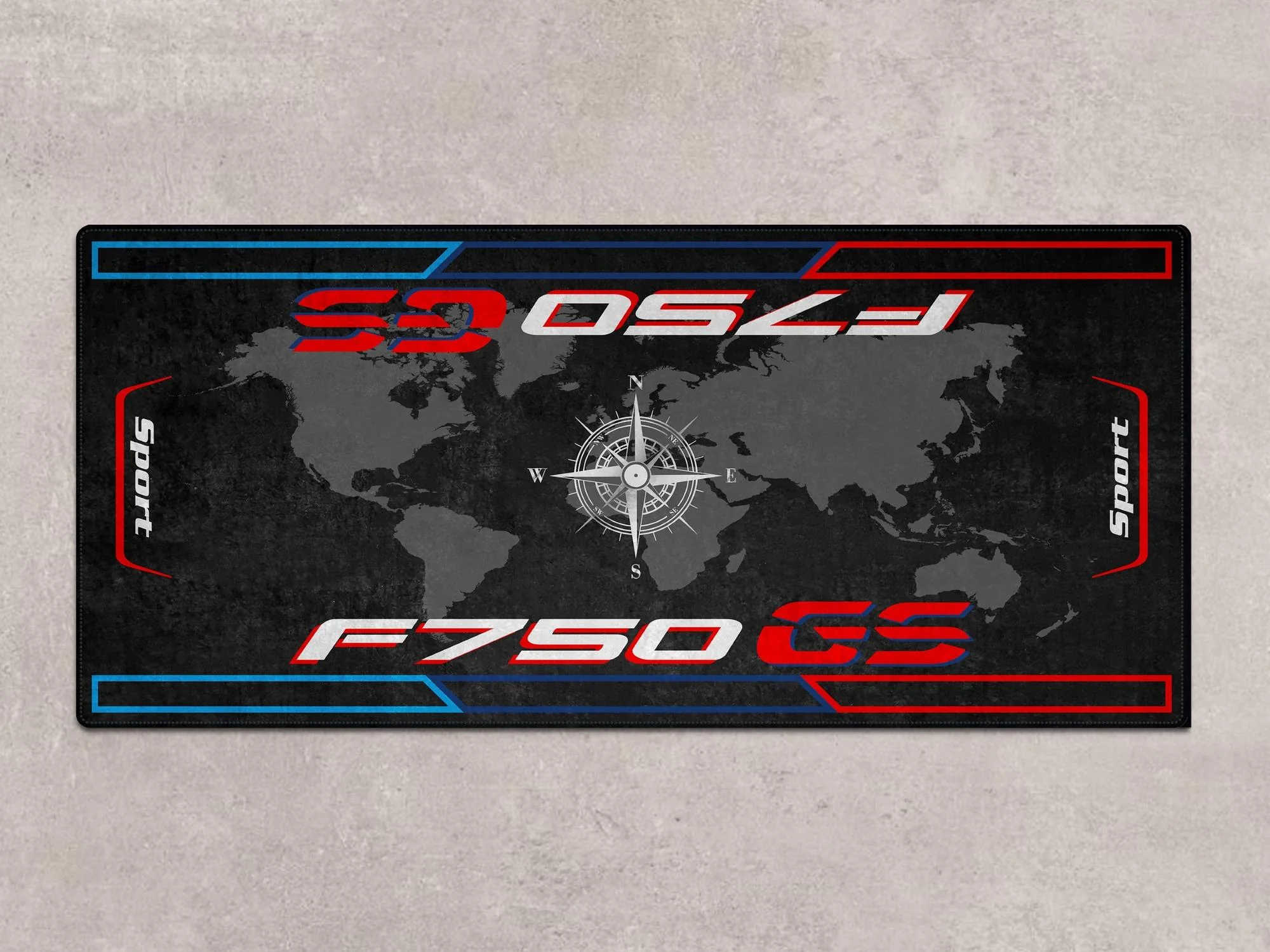 Designed Pit Mat for BMW F750 GS Motorcycle - MM7296 - Image 2