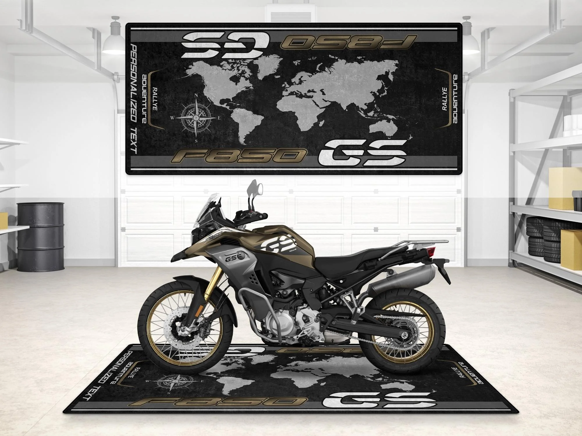 Designed Pit Mat for BMW F850 GS Adventure Motorcycle - MM7290 - Image 7