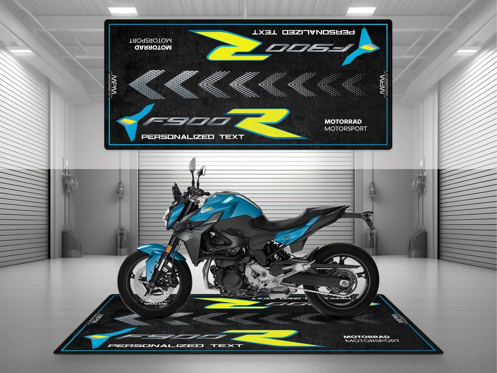 Designed Pit Mat for BMW F900 R Motorcycle - MM7286 - Image 3