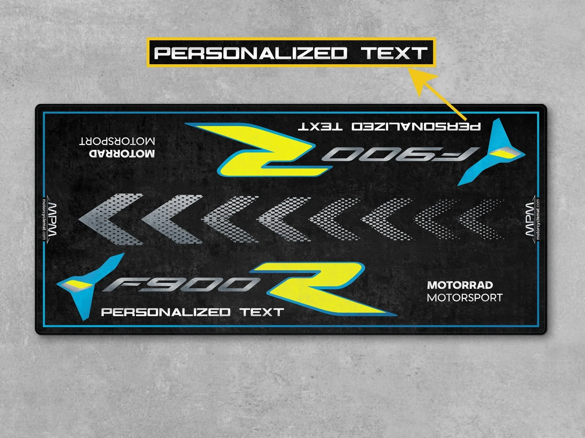 Designed Pit Mat for BMW F900 R Motorcycle - MM7286 - Image 4