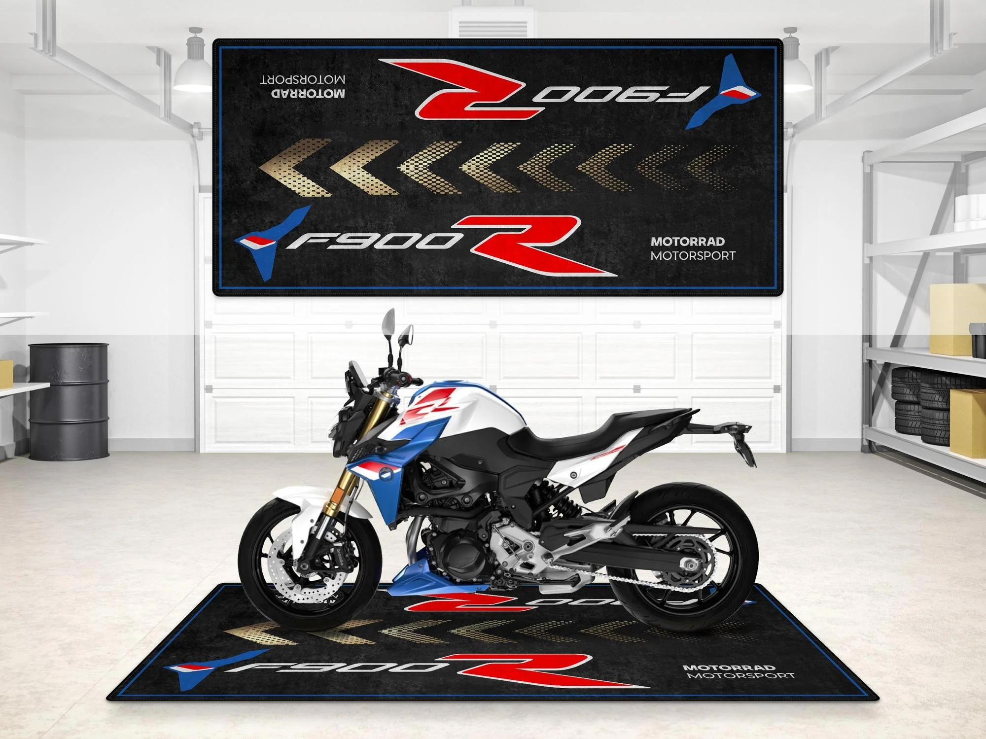 Designed Pit Mat for BMW F900 R Motorcycle - MM7286 - Image 5