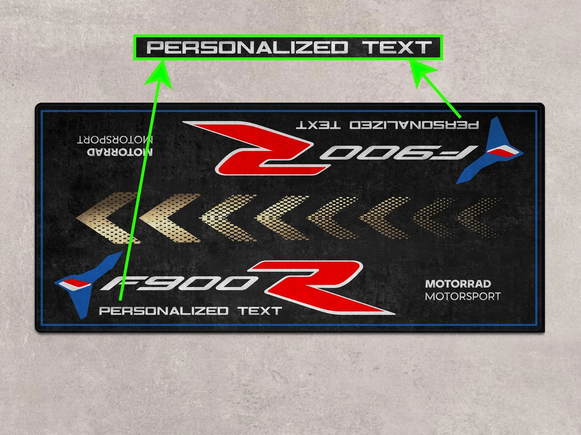 Designed Pit Mat for BMW F900 R Motorcycle - MM7286 - Image 8