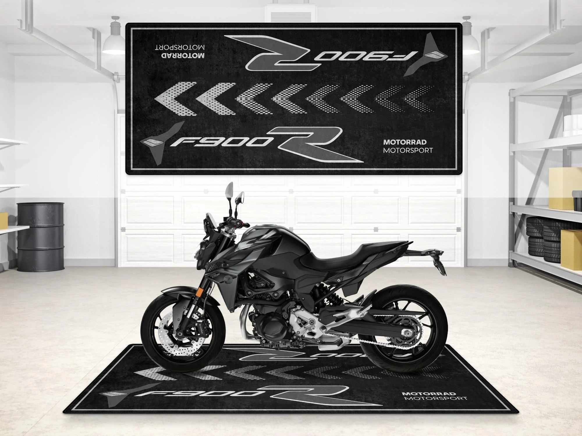 Designed Pit Mat for BMW F900 R Motorcycle - MM7286 - Image 9