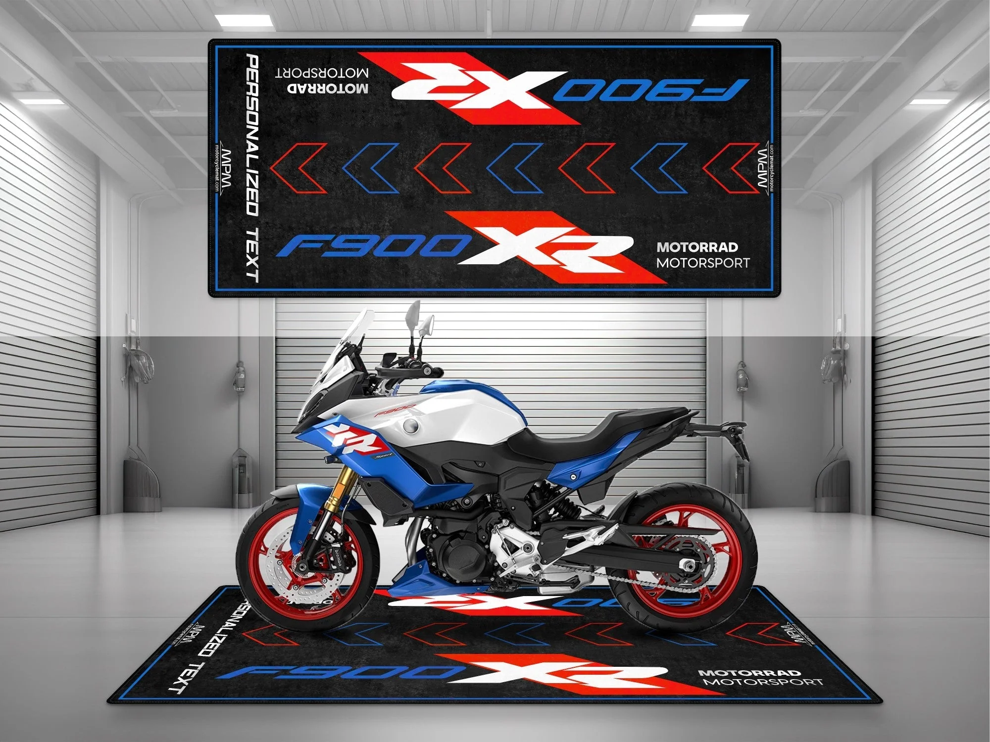 Designed Pit Mat for BMW F900 XR Motorcycle - MM7266 - Image 3