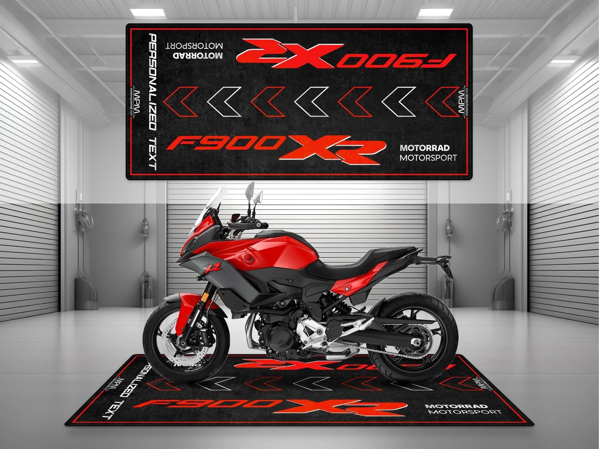 Designed Pit Mat for BMW F900 XR Motorcycle - MM7266 - Image 7