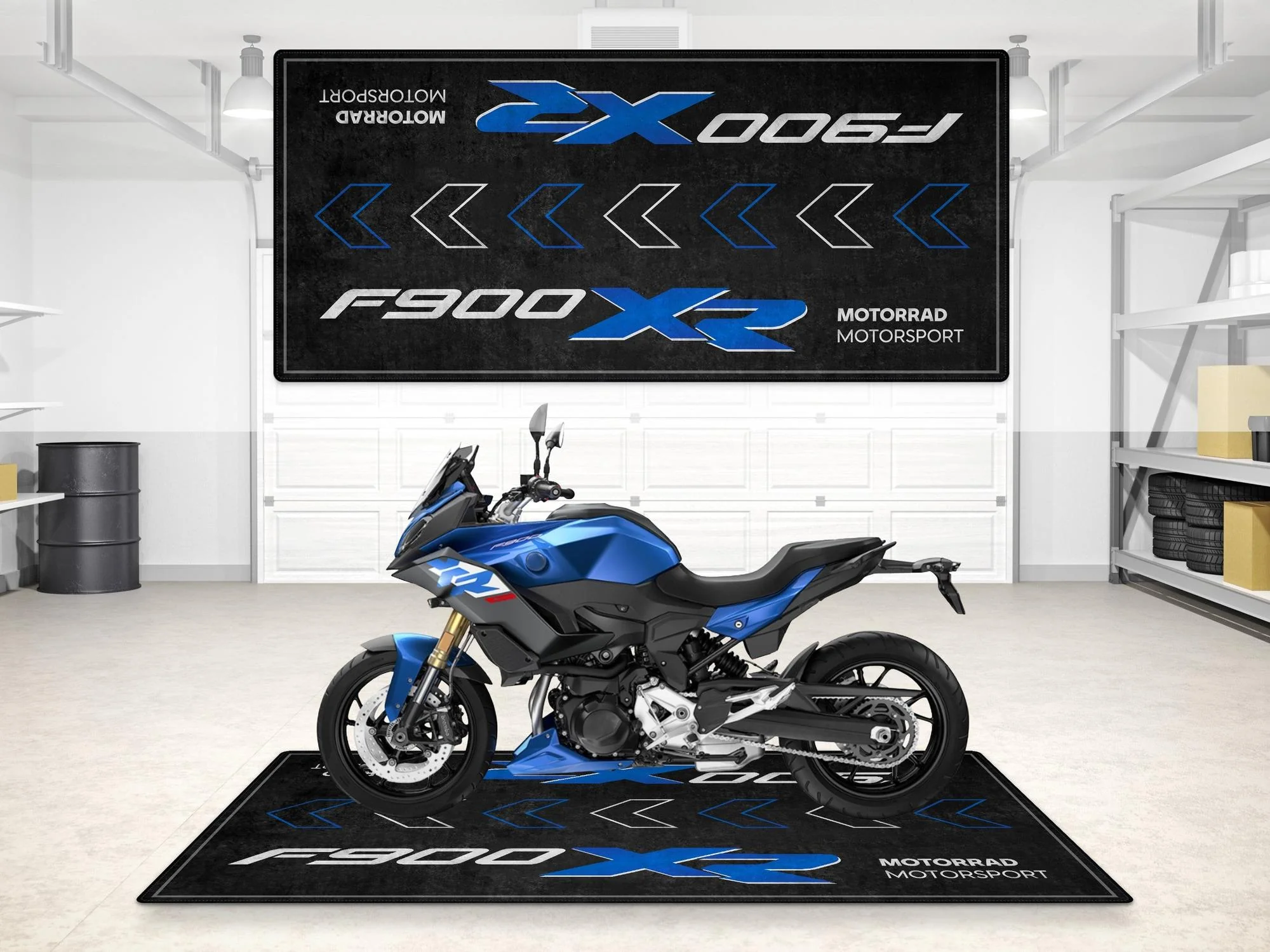 Designed Pit Mat for BMW F900 XR Motorcycle - MM7266 - Image 9