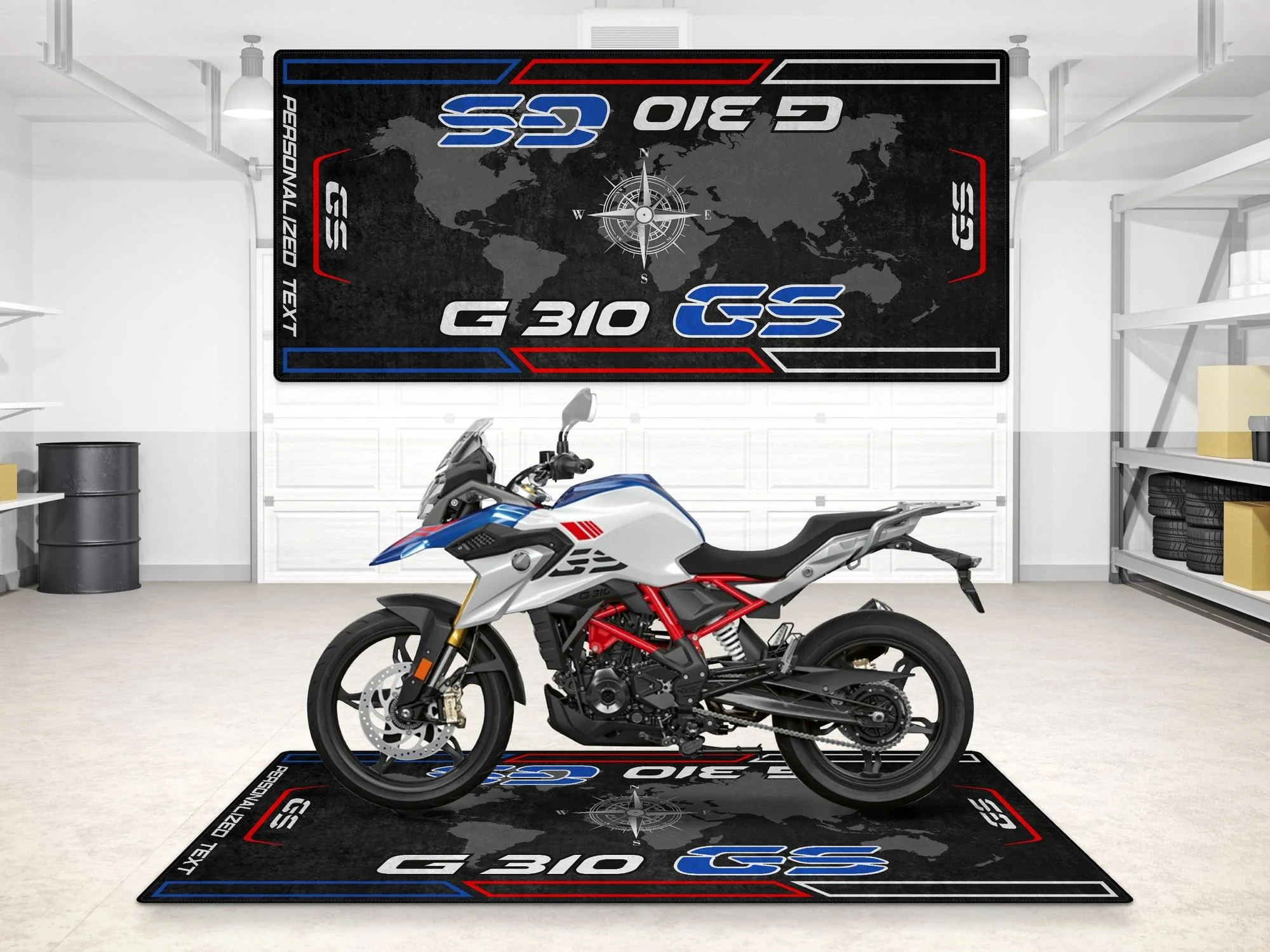 Designed Pit Mat for BMW G 310 GS Motorcycle - MM7297 - Image 3