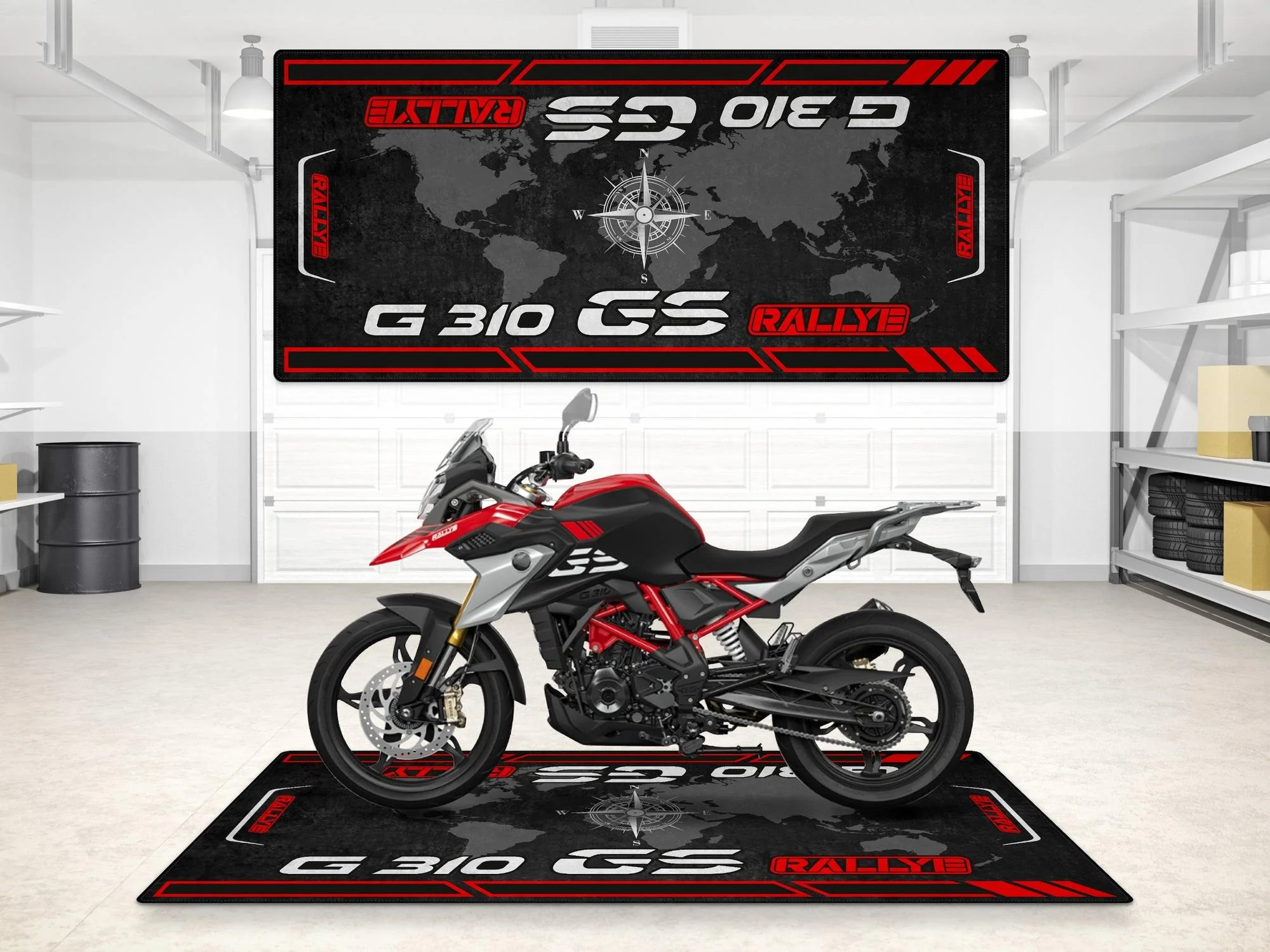 Designed Pit Mat for BMW G 310 GS Motorcycle - MM7297 - Image 9