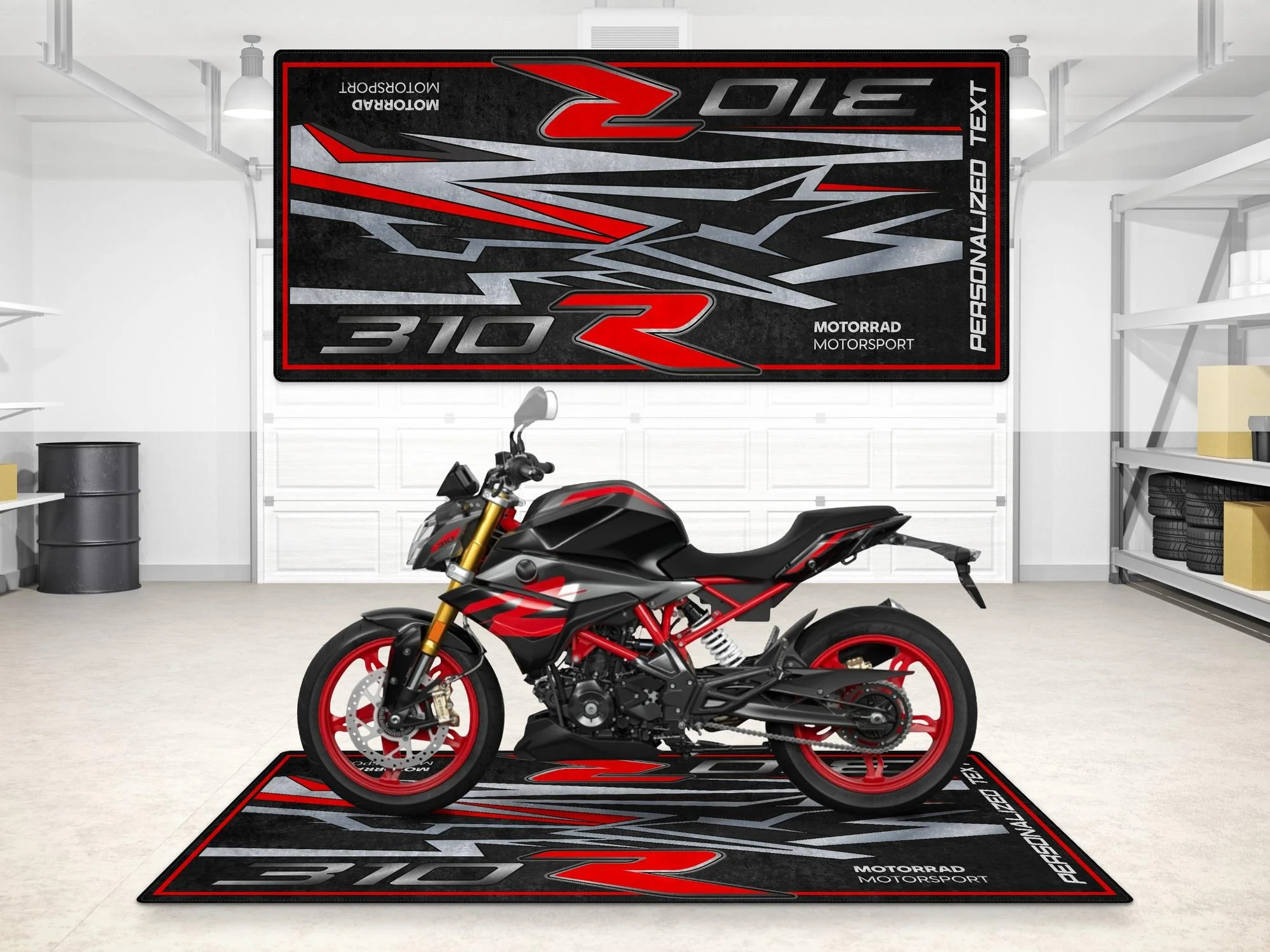 Designed Pit Mat for BMW G310R Motorcycle - MM7287 - Image 11