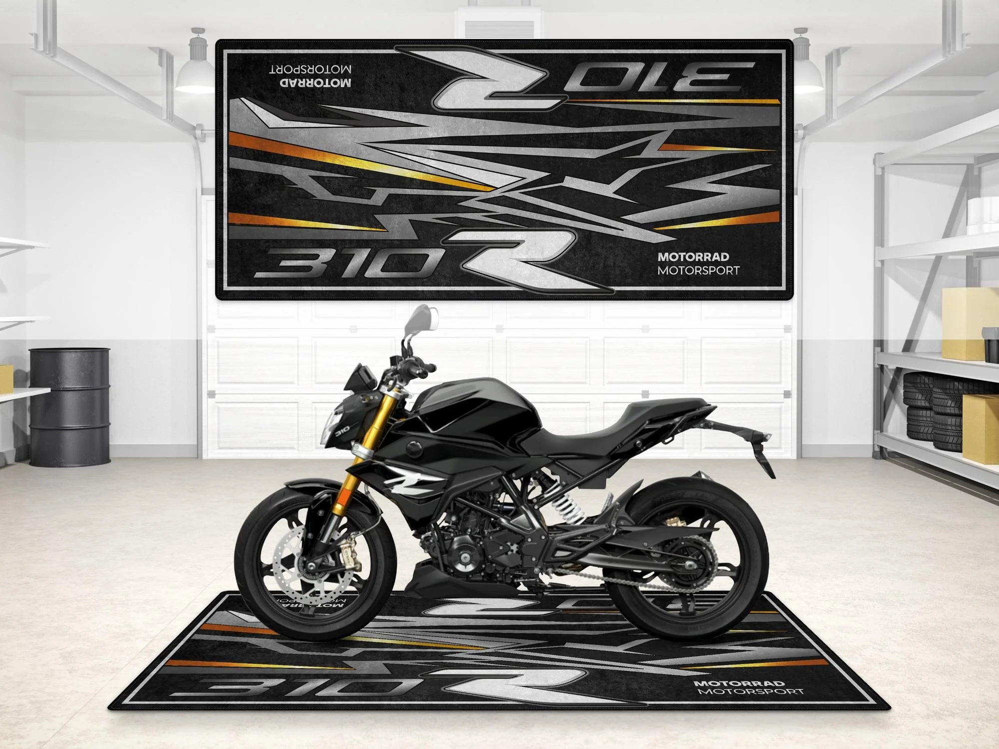 Designed Pit Mat for BMW G310R Motorcycle - MM7287 - Image 5