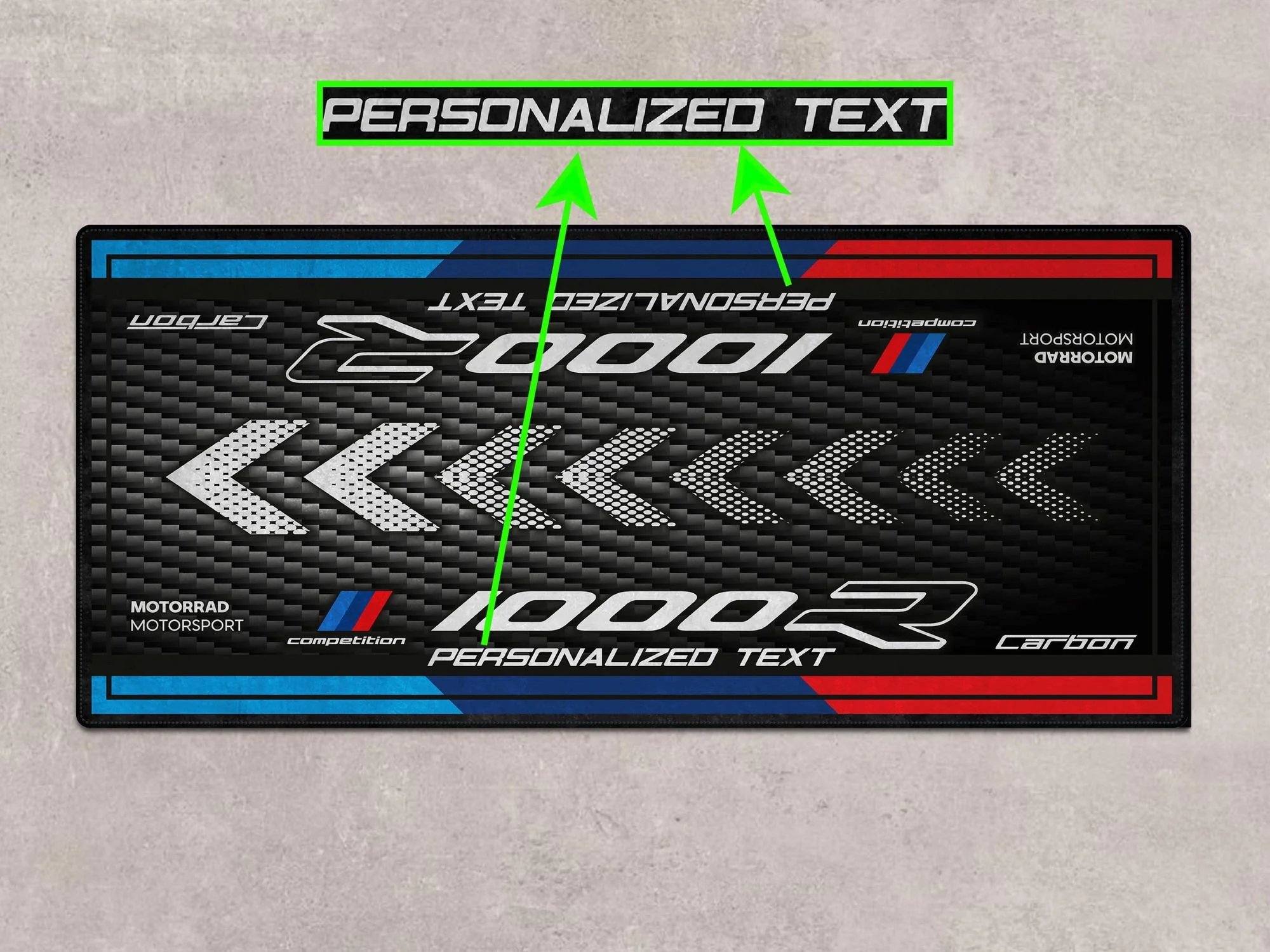 Designed Pit Mat for BMW M1000R Motorcycle - MM7281 - Image 4