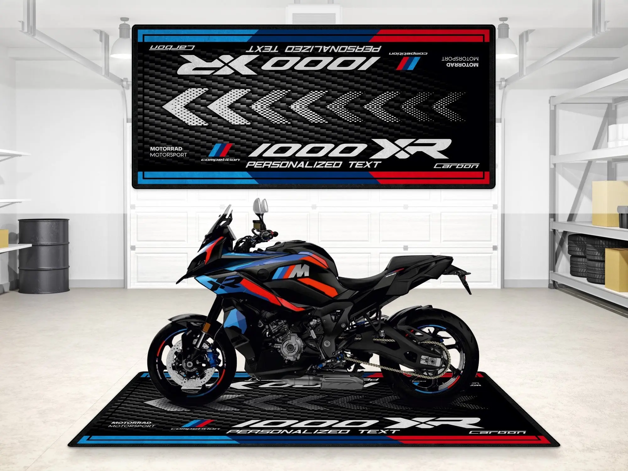 Designed Pit Mat for BMW M1000XR Motorcycle - MM7434 - Image 3