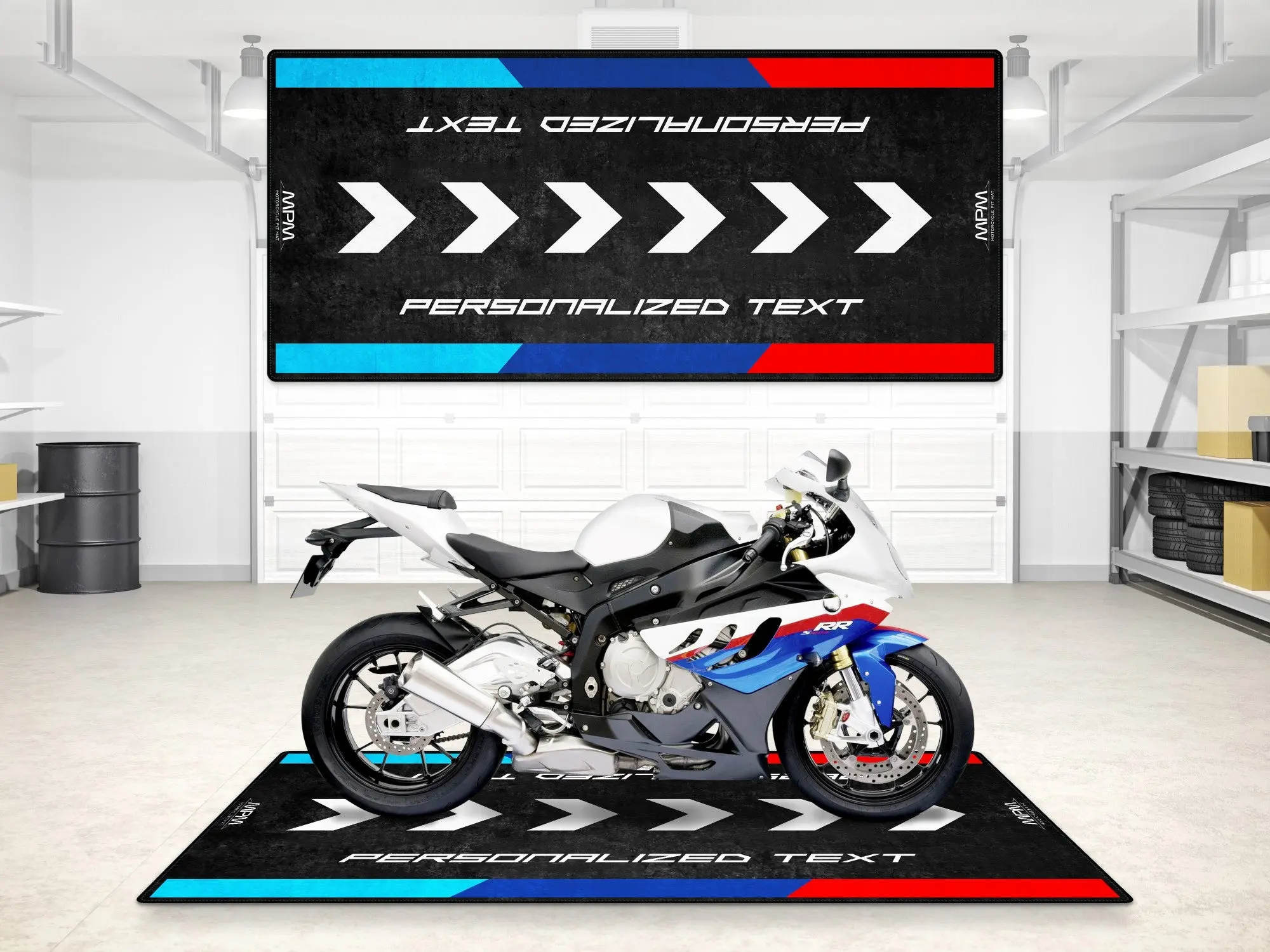 Designed Pit Mat for BMW Motorrad Motorcycle - MM7158 - Image 3