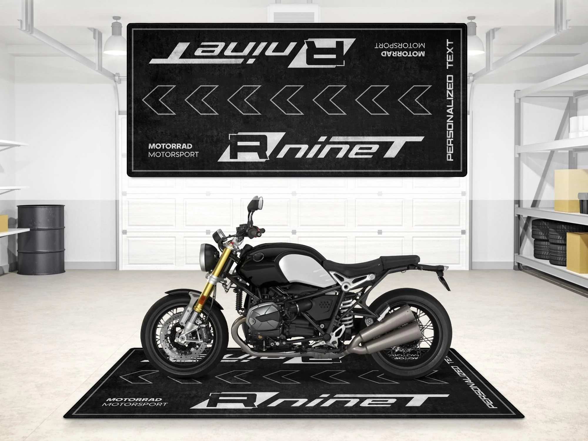 Designed Pit Mat for BMW R nineT Motorcycle - MM7289 - Image 3