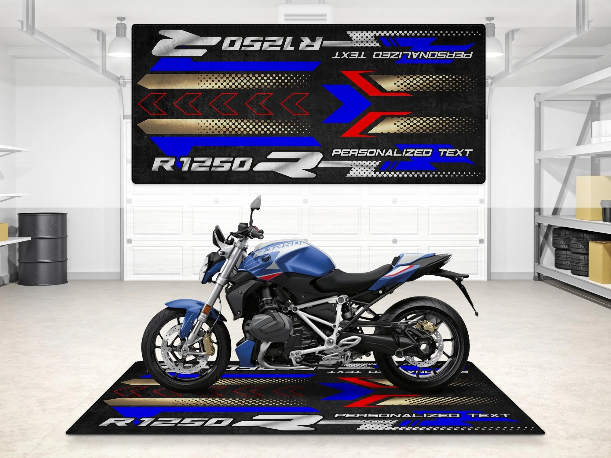 Designed Pit Mat for BMW R1250 R Motorcycle - MM7284 - Image 3