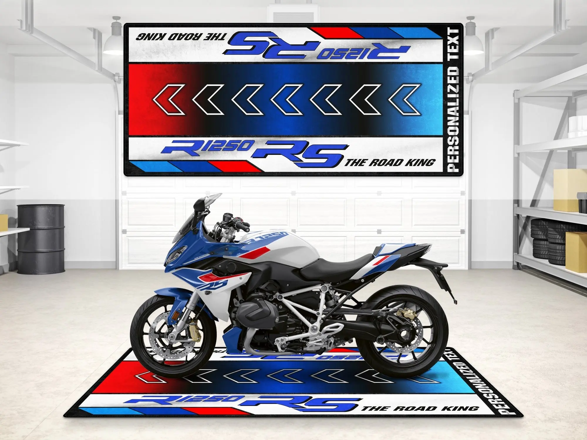 Designed Pit Mat for BMW R1250 RS Motorcycle - MM7160 - Image 3