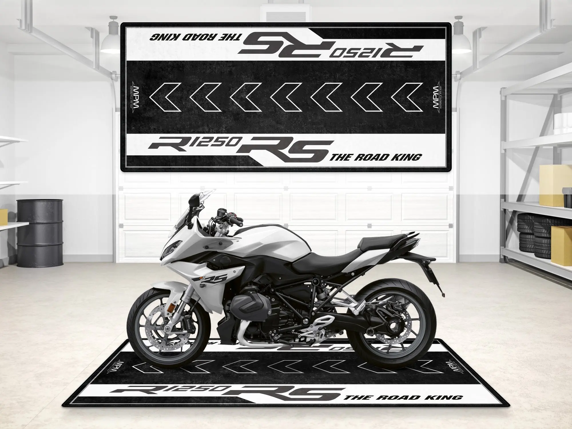 Designed Pit Mat for BMW R1250 RS Motorcycle - MM7160 - Image 9