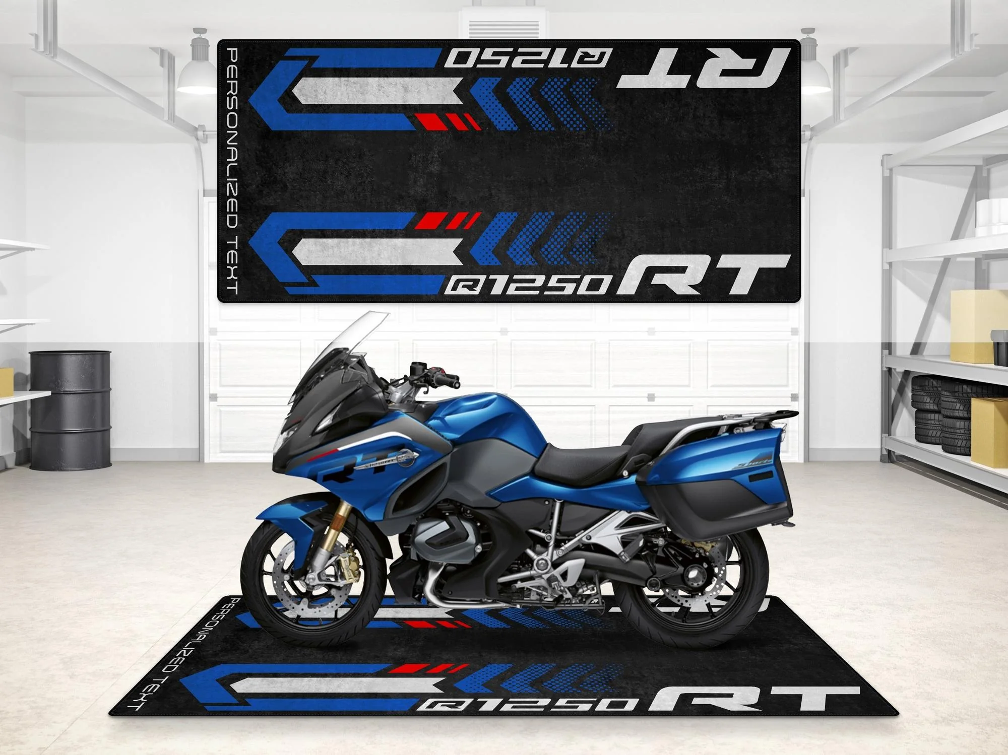 Designed Pit Mat for BMW R1250 RT Motorcycle - MM7283 - Image 3