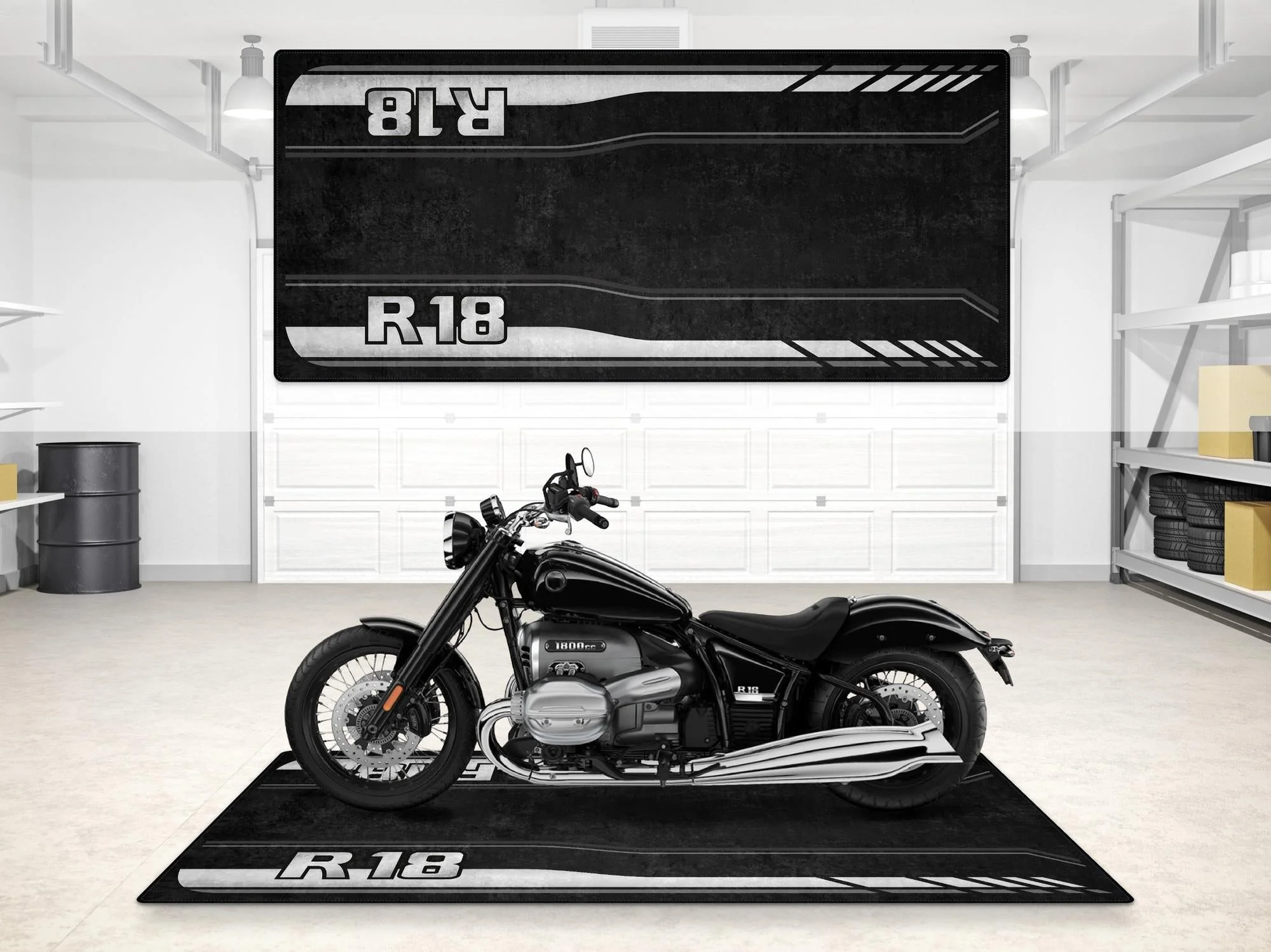 Designed Pit Mat for BMW R18 Motorcycle - MM7288 - Image 3