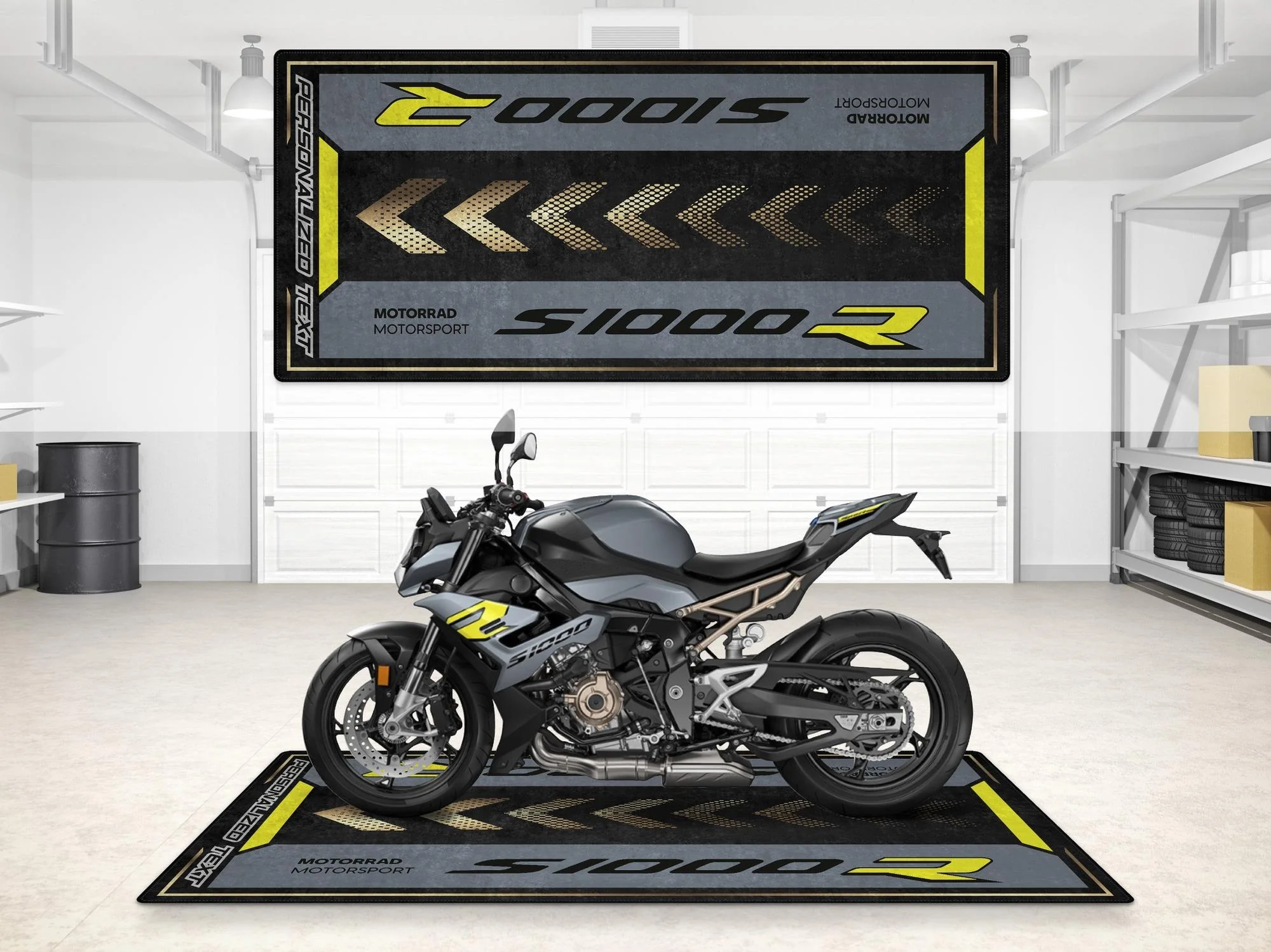 Designed Pit Mat for BMW S1000R Motorcycle - MM7285 - Image 11