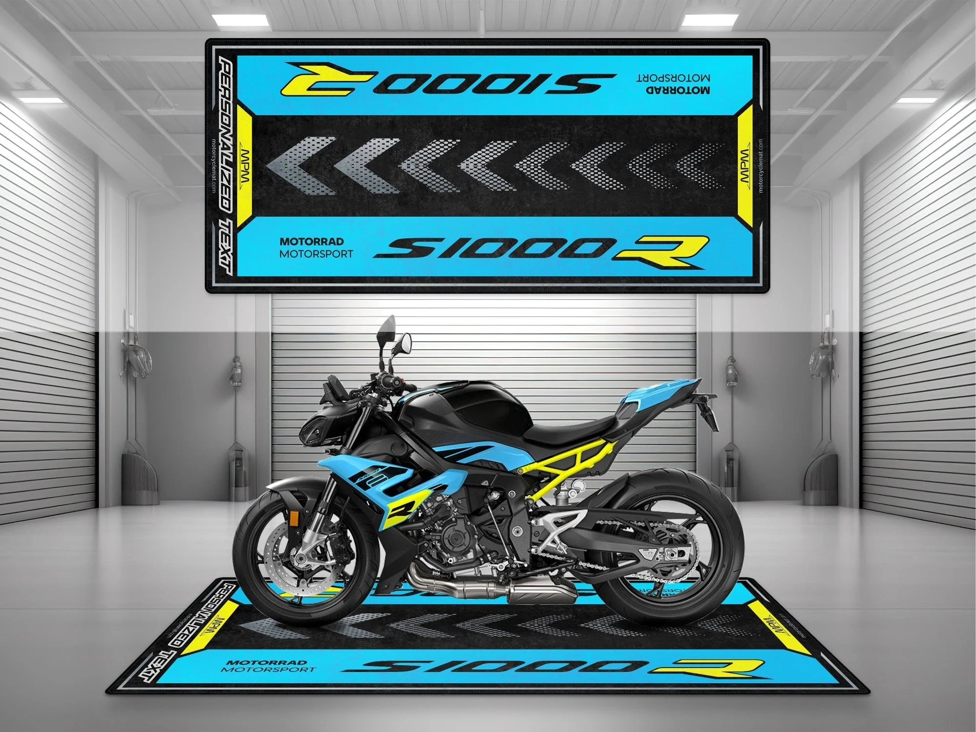 Designed Pit Mat for BMW S1000R Motorcycle - MM7285 - Image 3