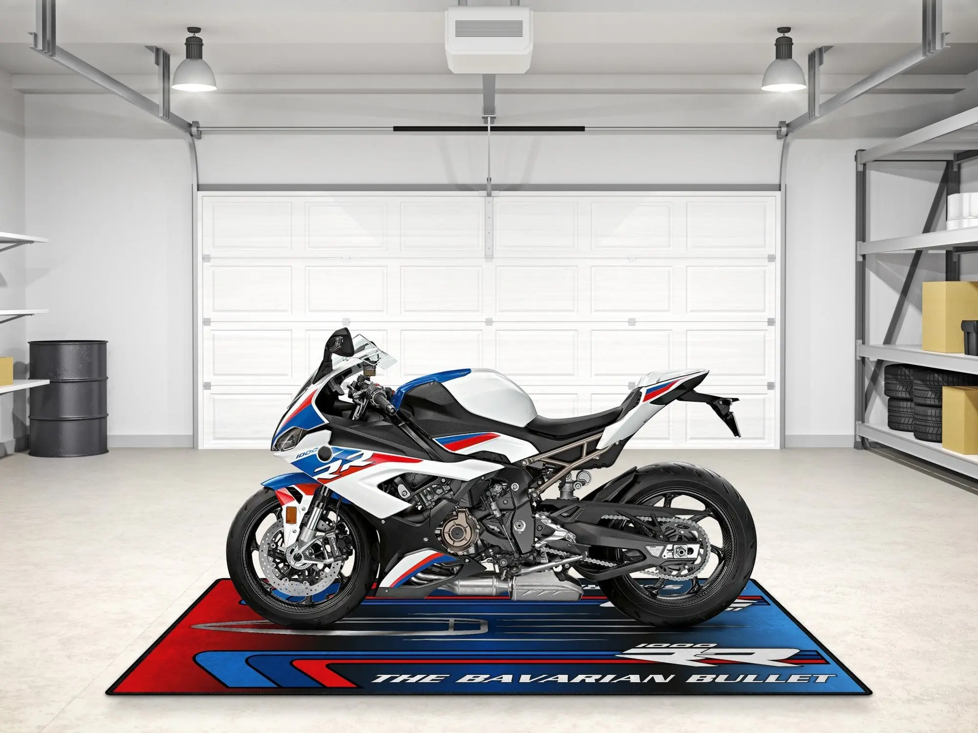 Designed Pit Mat for BMW S1000RR "The Bavarian Bullet" Motorcycle - MM7244 - Image 5