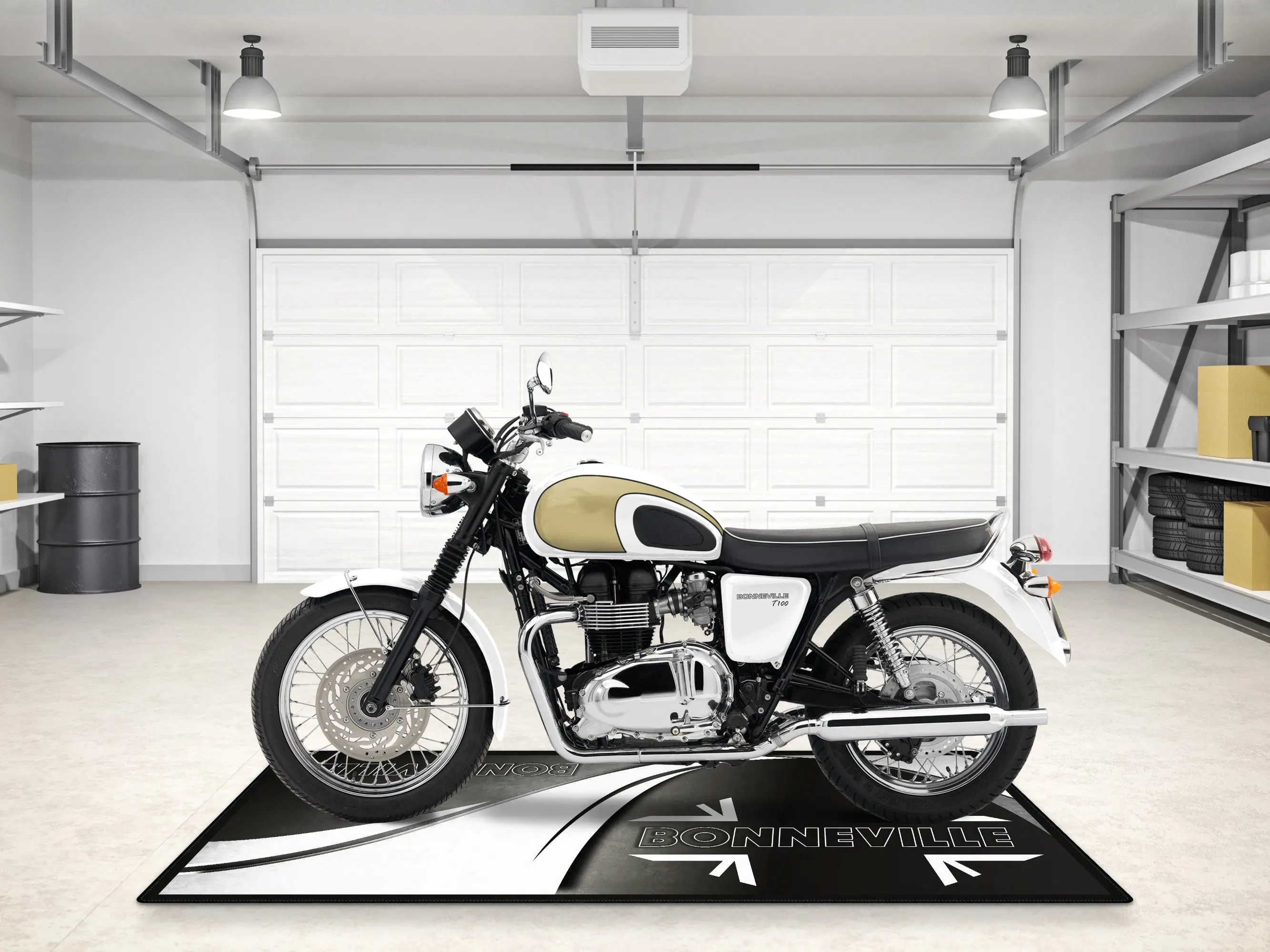 Designed Pit Mat for Bonneville Models Motorcycle - MM7198 - Image 5