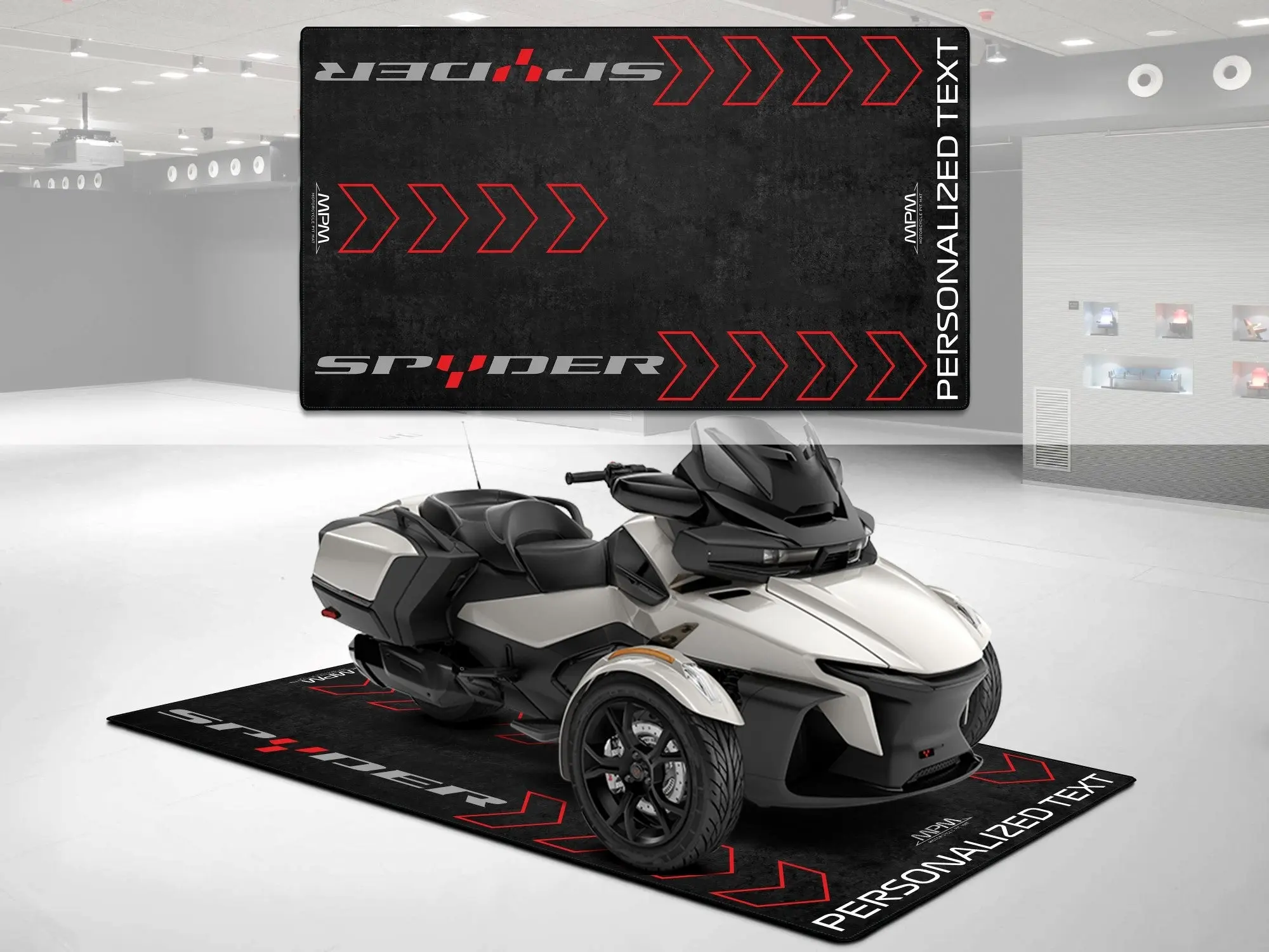 Designed Pit Mat for Can-Am Spyder Motorcycle - MM7213 - Image 3