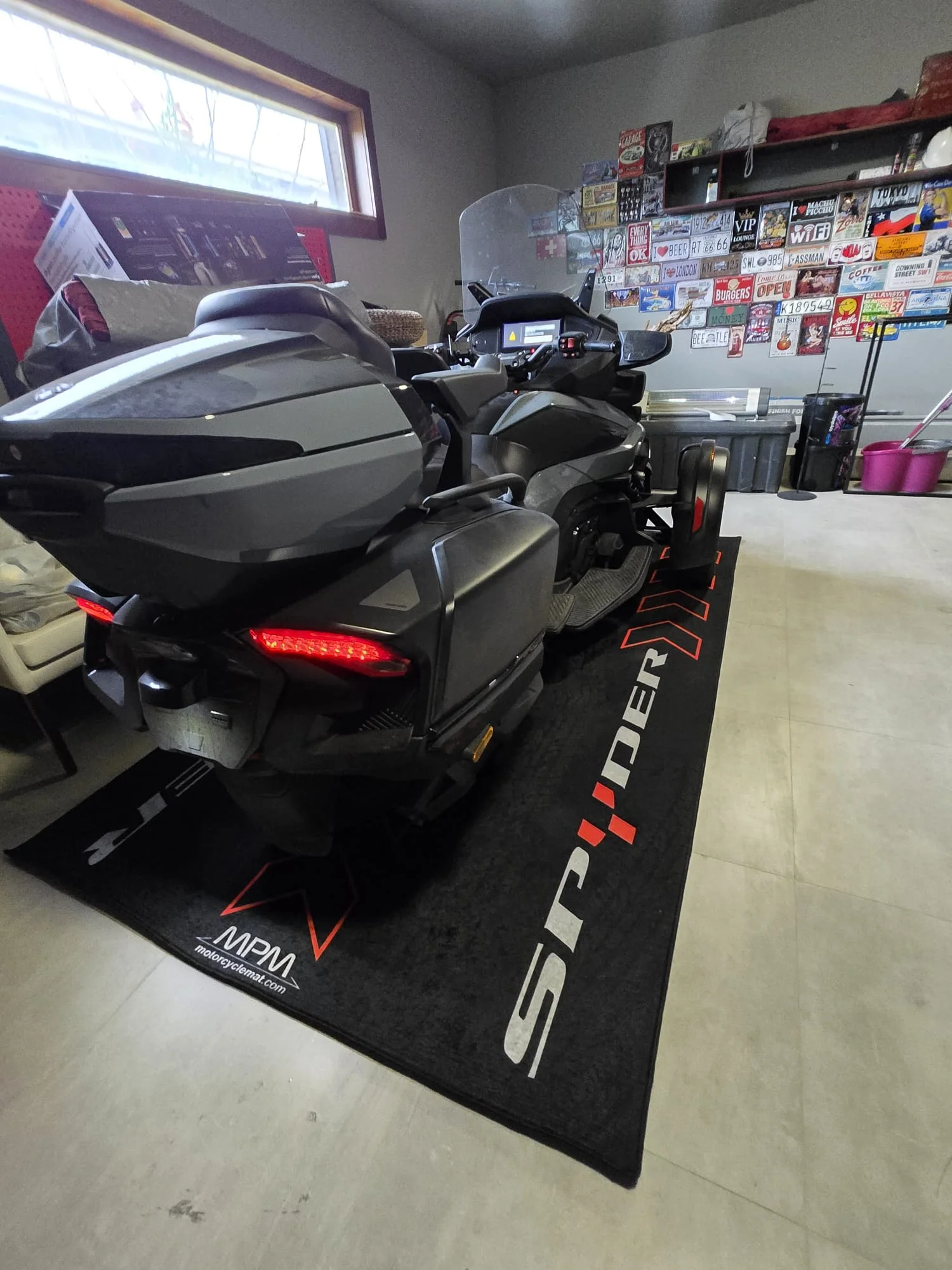 Designed Pit Mat for Can-Am Spyder Motorcycle - MM7213 - Image 8