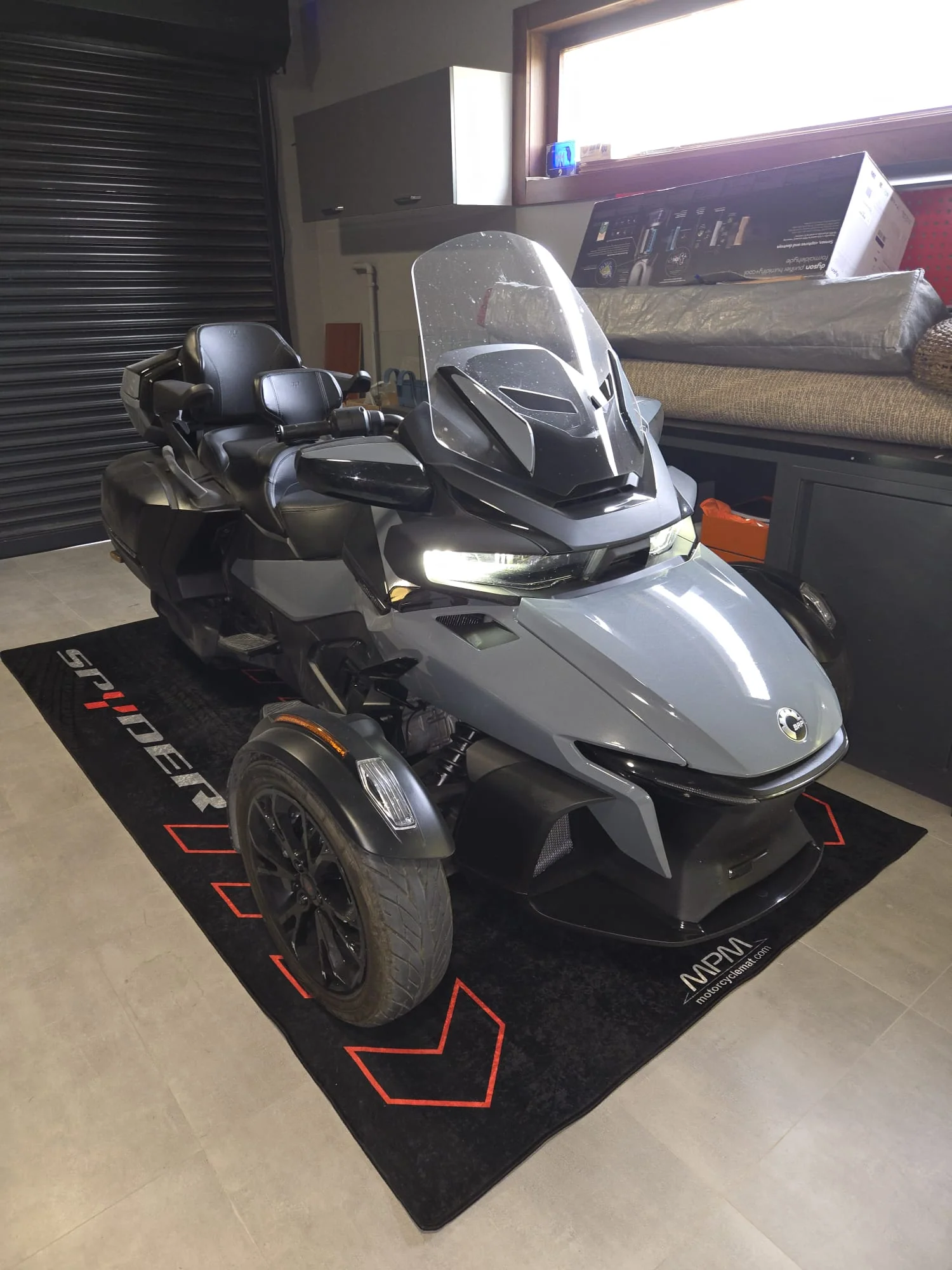 Designed Pit Mat for Can-Am Spyder Motorcycle - MM7213 - Image 9