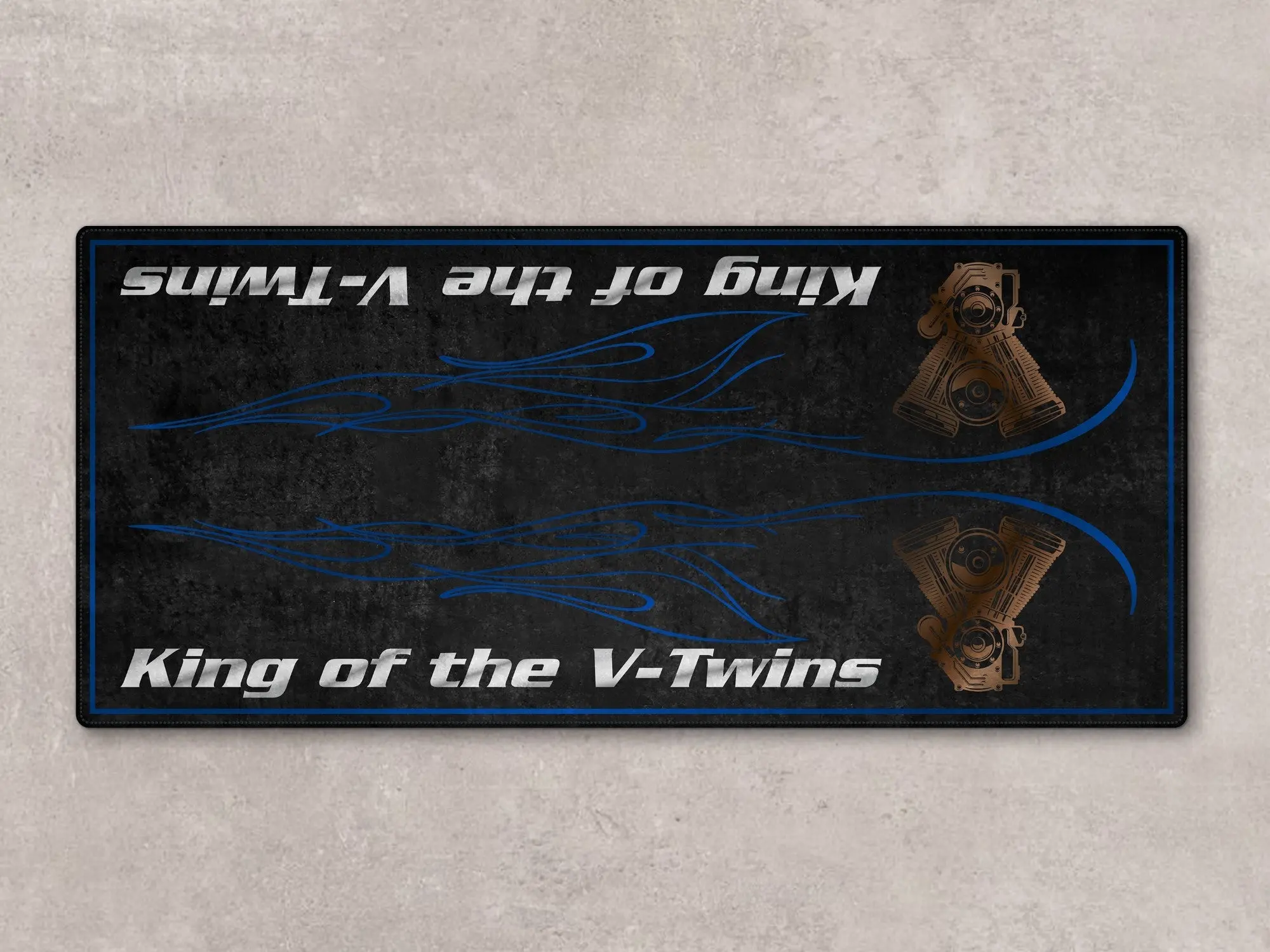 Designed Pit Mat for Cruiser Motorcycle "King of the V-Twins" - MM7302 - Image 12