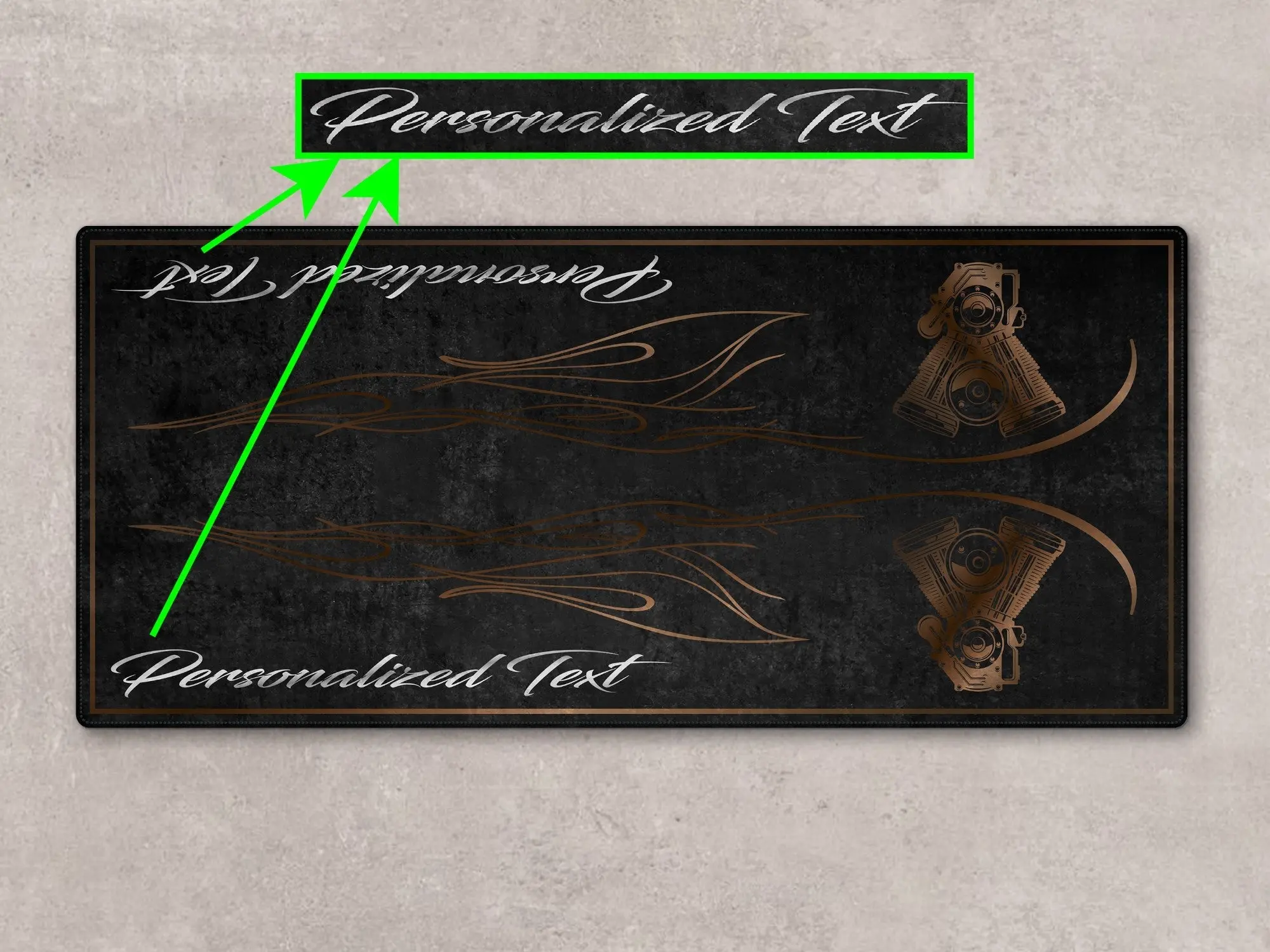 Designed Pit Mat for Cruiser Motorcycle "King of the V-Twins" - MM7302 - Image 9
