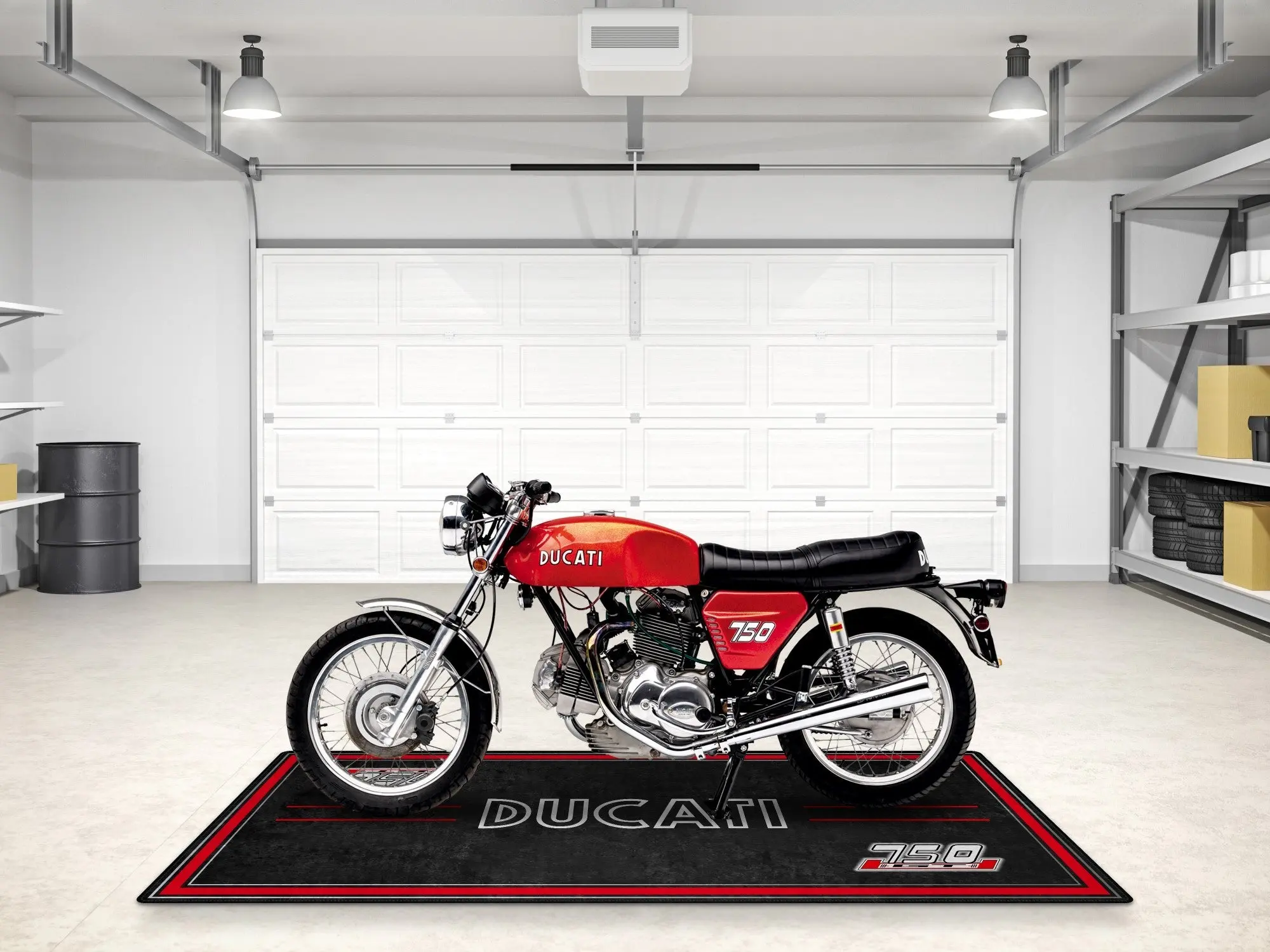 Designed Pit Mat for Ducati 750 GT 1973 Motorcycle - MM7203 - Image 10