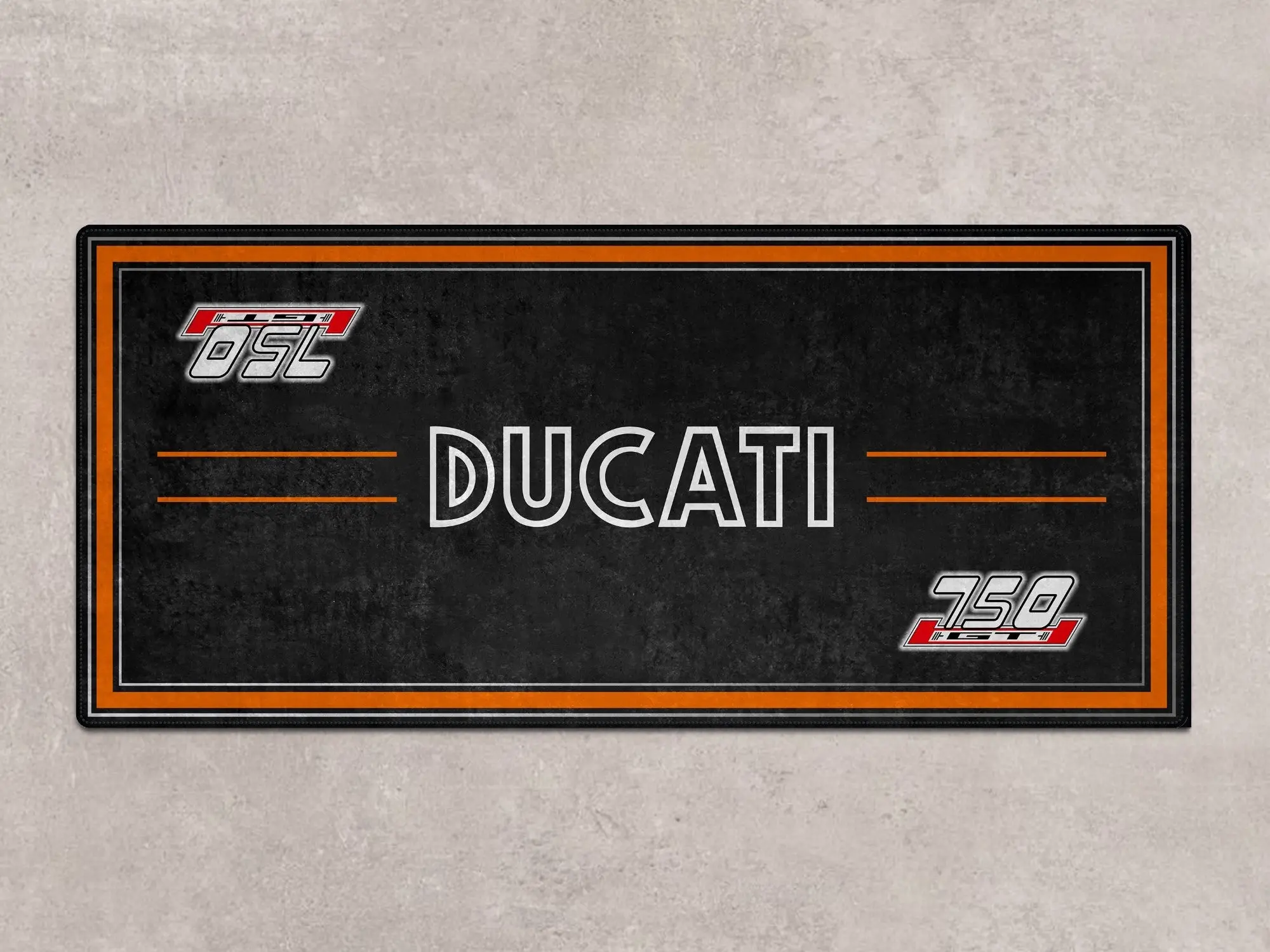 Designed Pit Mat for Ducati 750 GT 1973 Motorcycle - MM7203 - Image 2