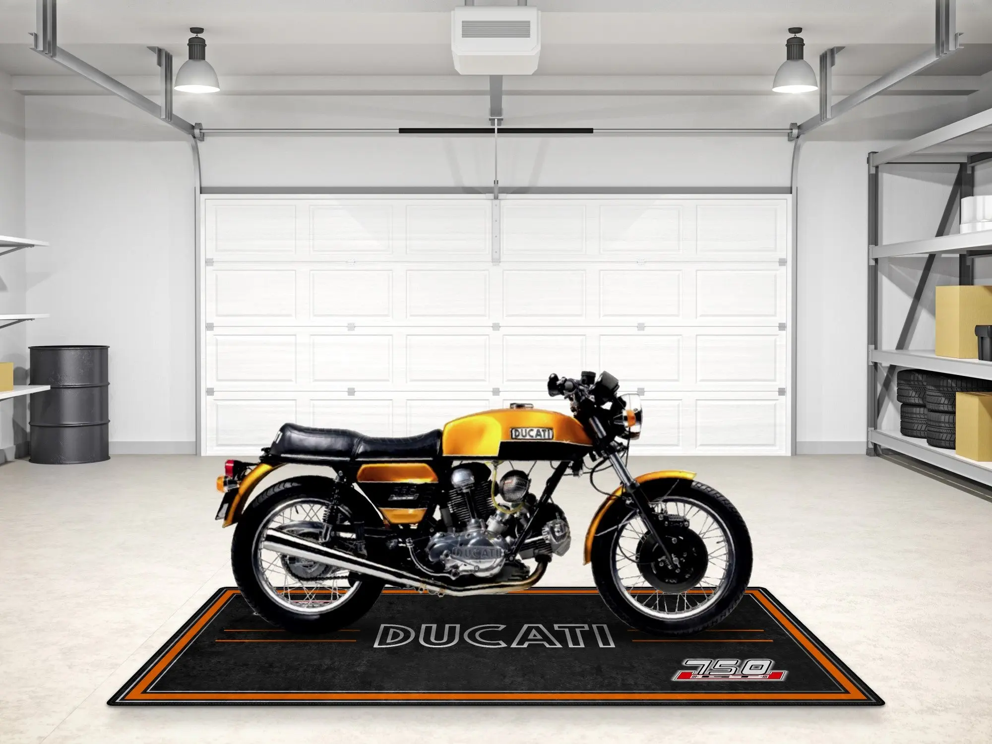 Designed Pit Mat for Ducati 750 GT 1973 Motorcycle - MM7203 - Image 5