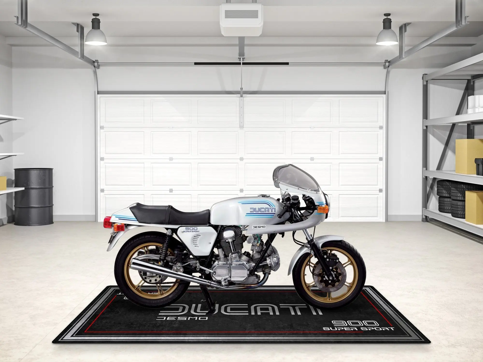 Designed Pit Mat for Ducati 900 SS Super Sport Motorcycle - MM7202 - Image 5