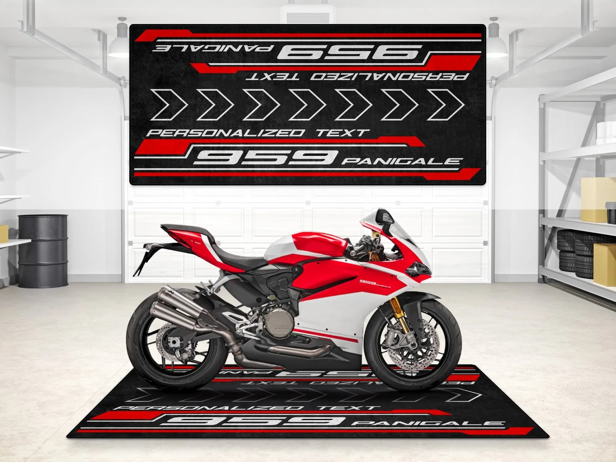 Designed Pit Mat for Ducati 959 Panigale Motorcycle - MM7172 - Image 3