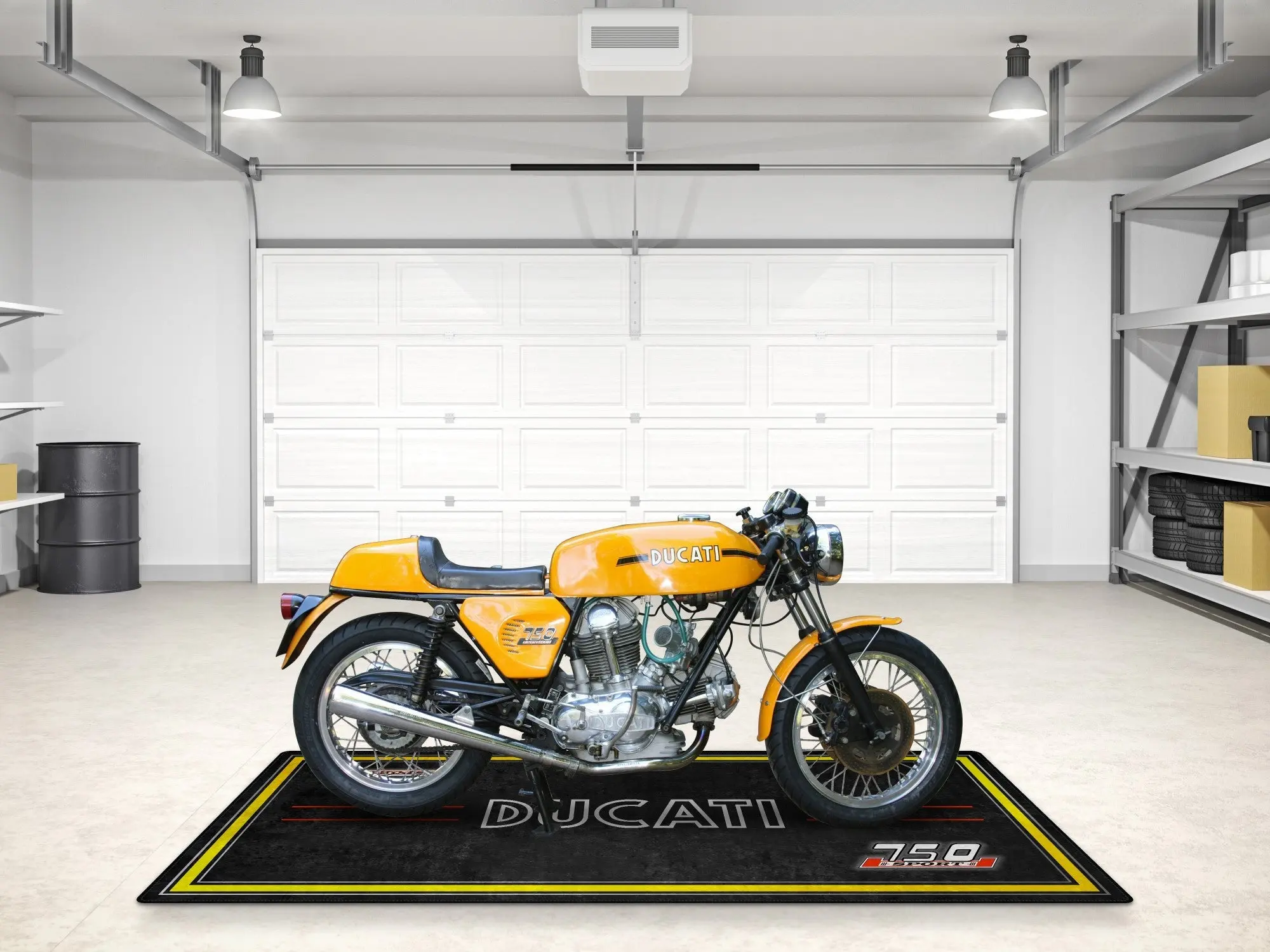 Designed Pit Mat for Ducati Classic 750 Sport Motorcycle - MM7223 - Image 5