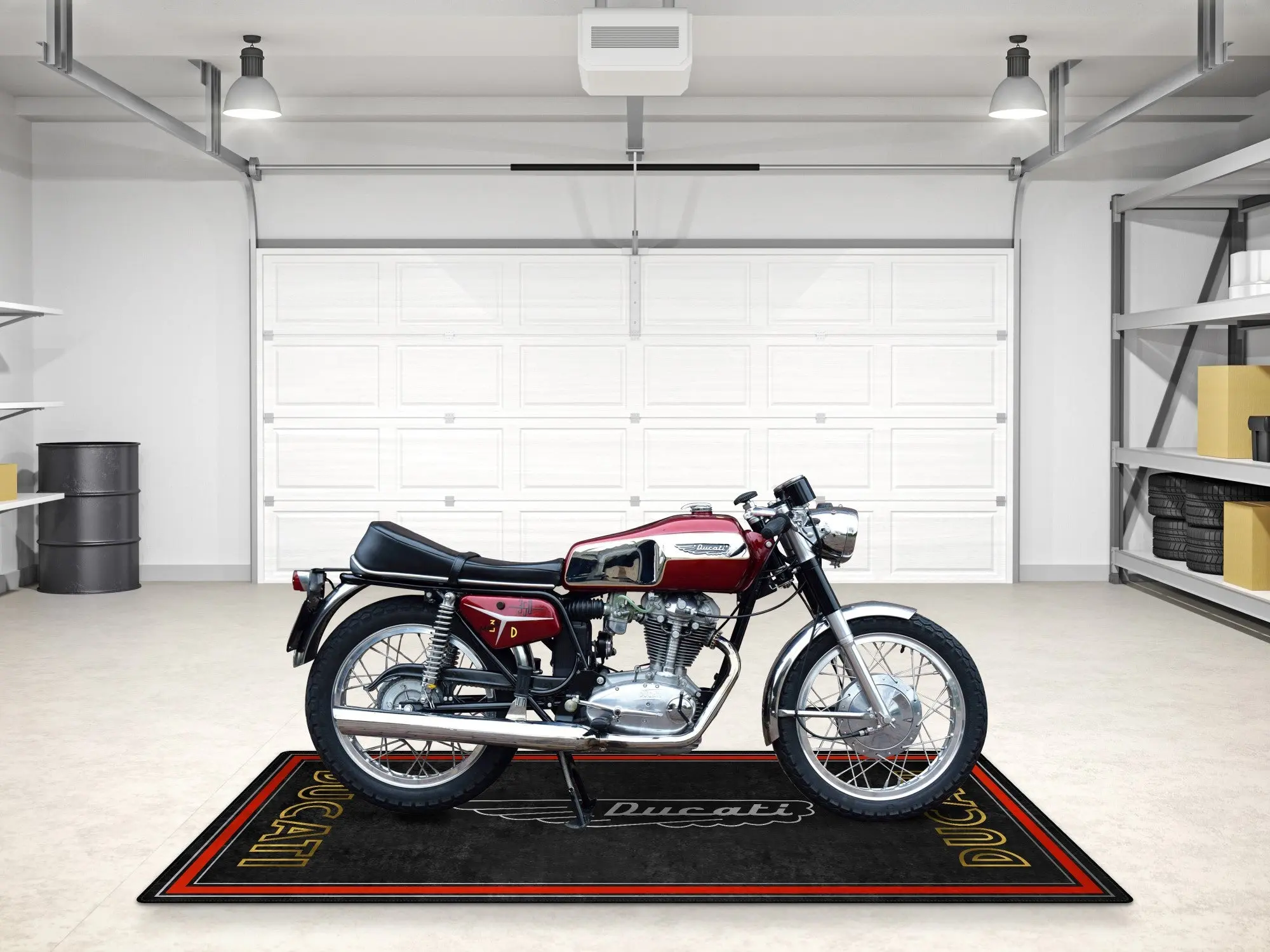 Designed Pit Mat for Ducati Classic Logo Motorcycle - MM7224 - Image 5