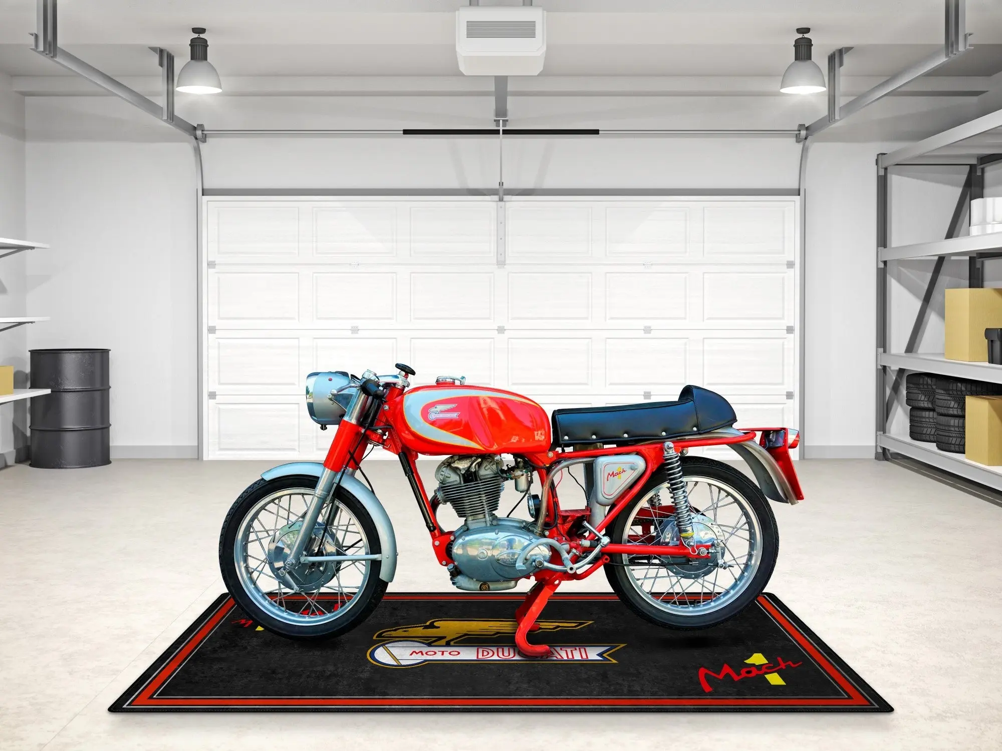 Designed Pit Mat for Ducati Classic Moto Mach 1 Motorcycle - MM7225 - Image 5