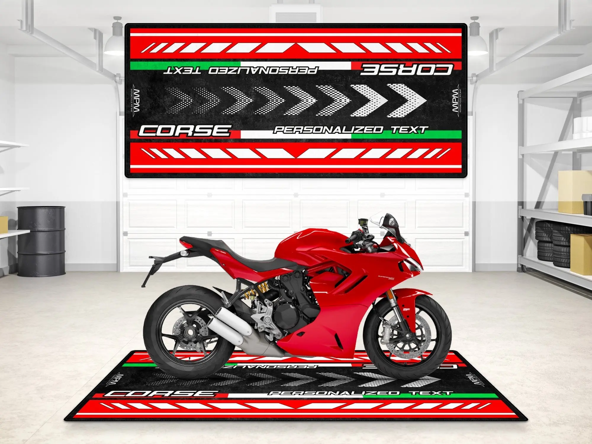 Designed Pit Mat for Ducati Corse Motorcycle - MM7166 - Image 3