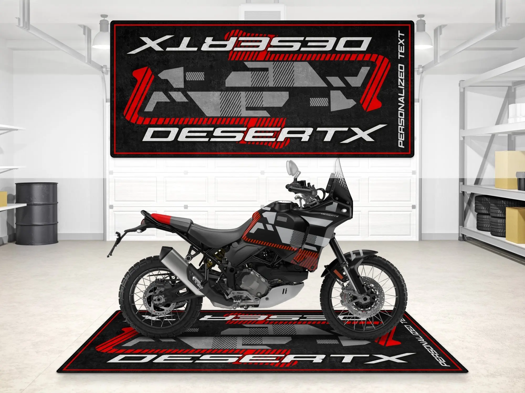 Designed Pit Mat for Ducati DesertX Motorcycle - MM7168 - Image 3
