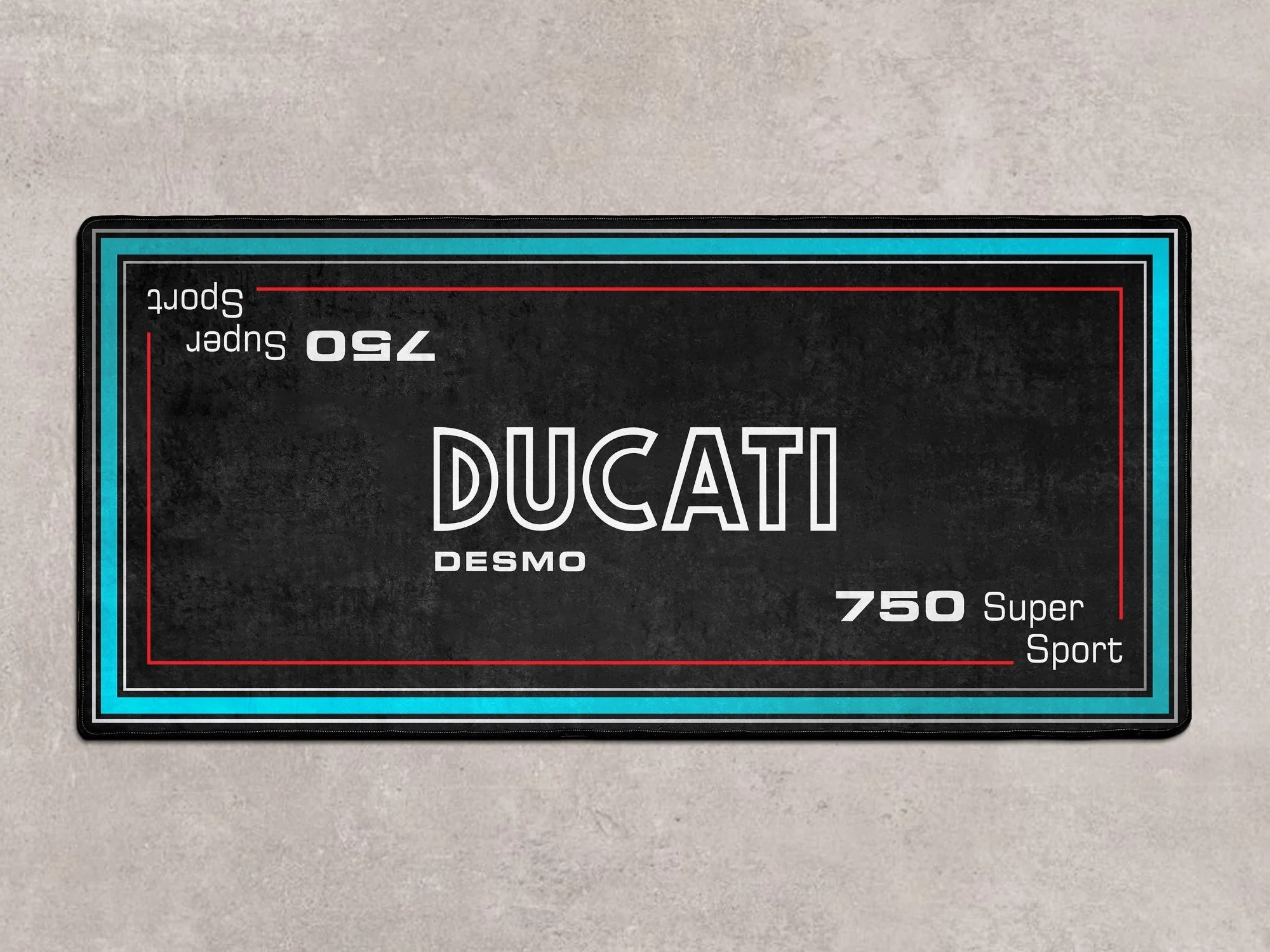 Designed Pit Mat for Ducati Desmo 750 Super Sport Motorcycle - MM7222 - Image 2