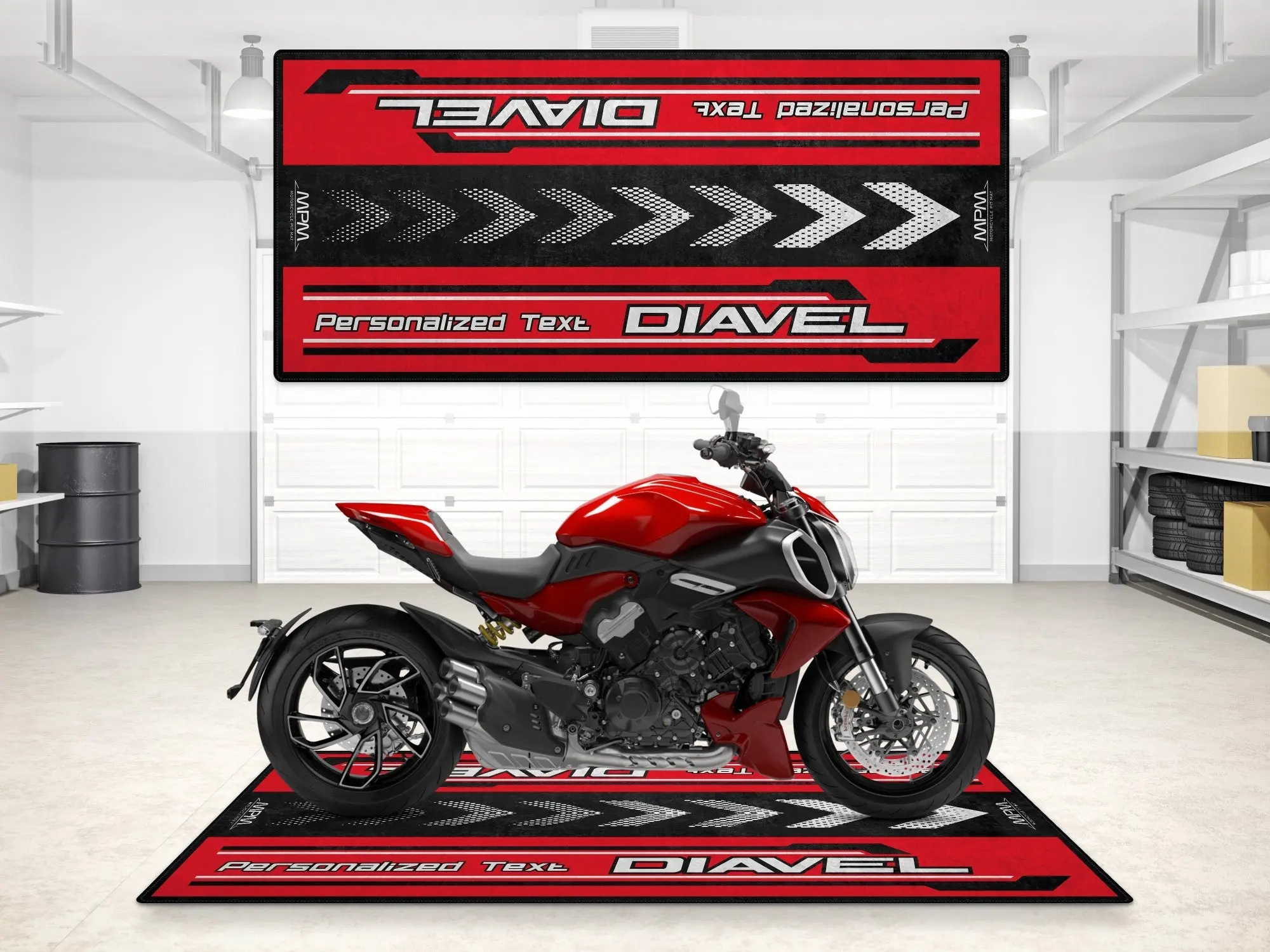 Designed Pit Mat for Ducati DIAVEL Motorcycle - MM7169 - Image 3