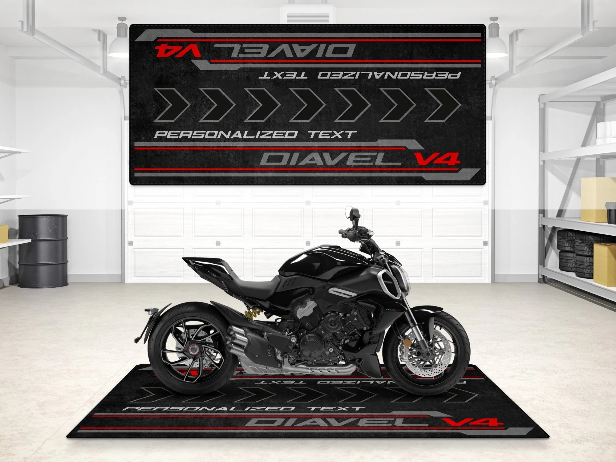 Designed Pit Mat for Ducati Diavel V4 Motorcycle - MM7170 - Image 11
