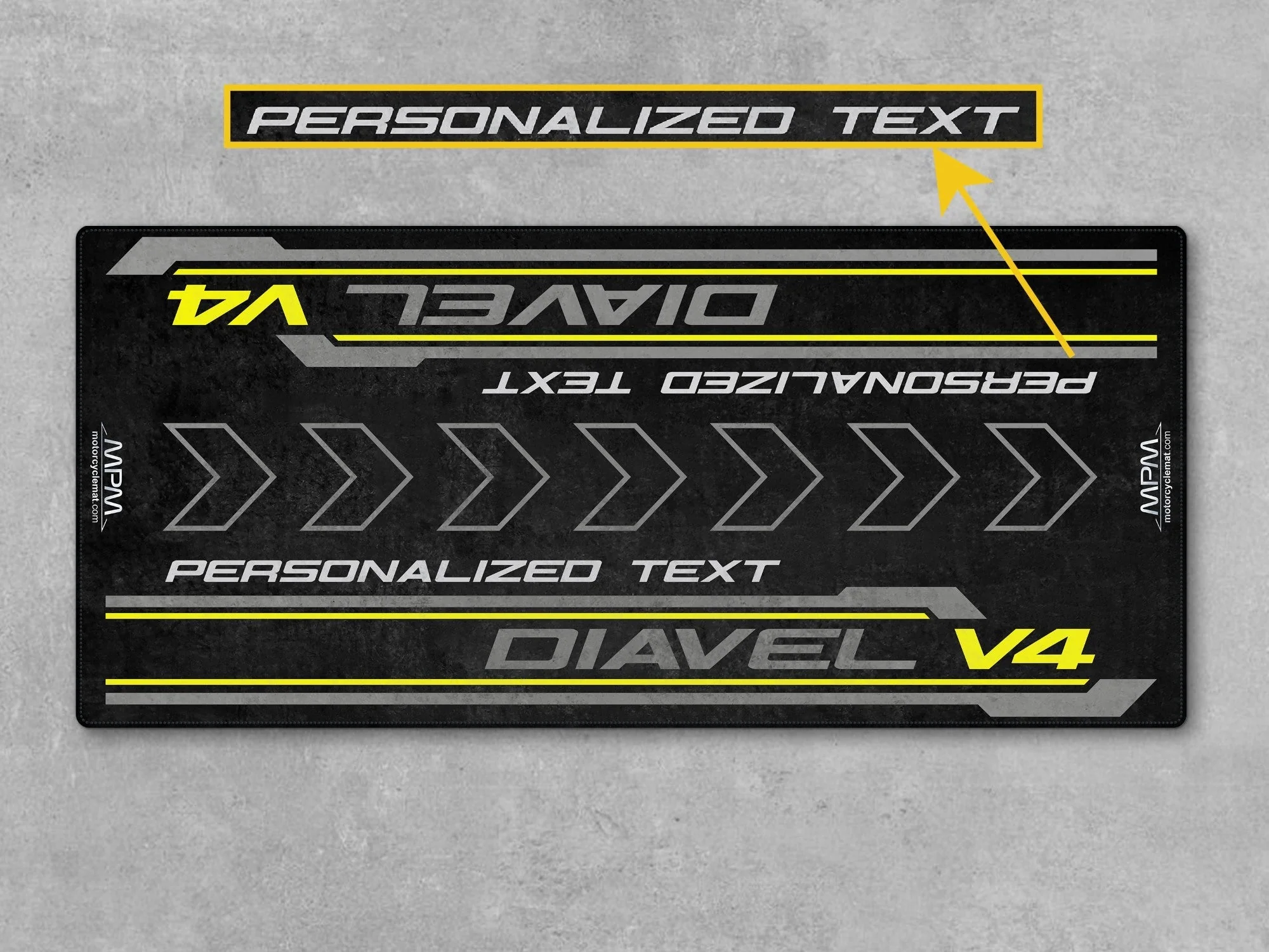 Designed Pit Mat for Ducati Diavel V4 Motorcycle - MM7170 - Image 4