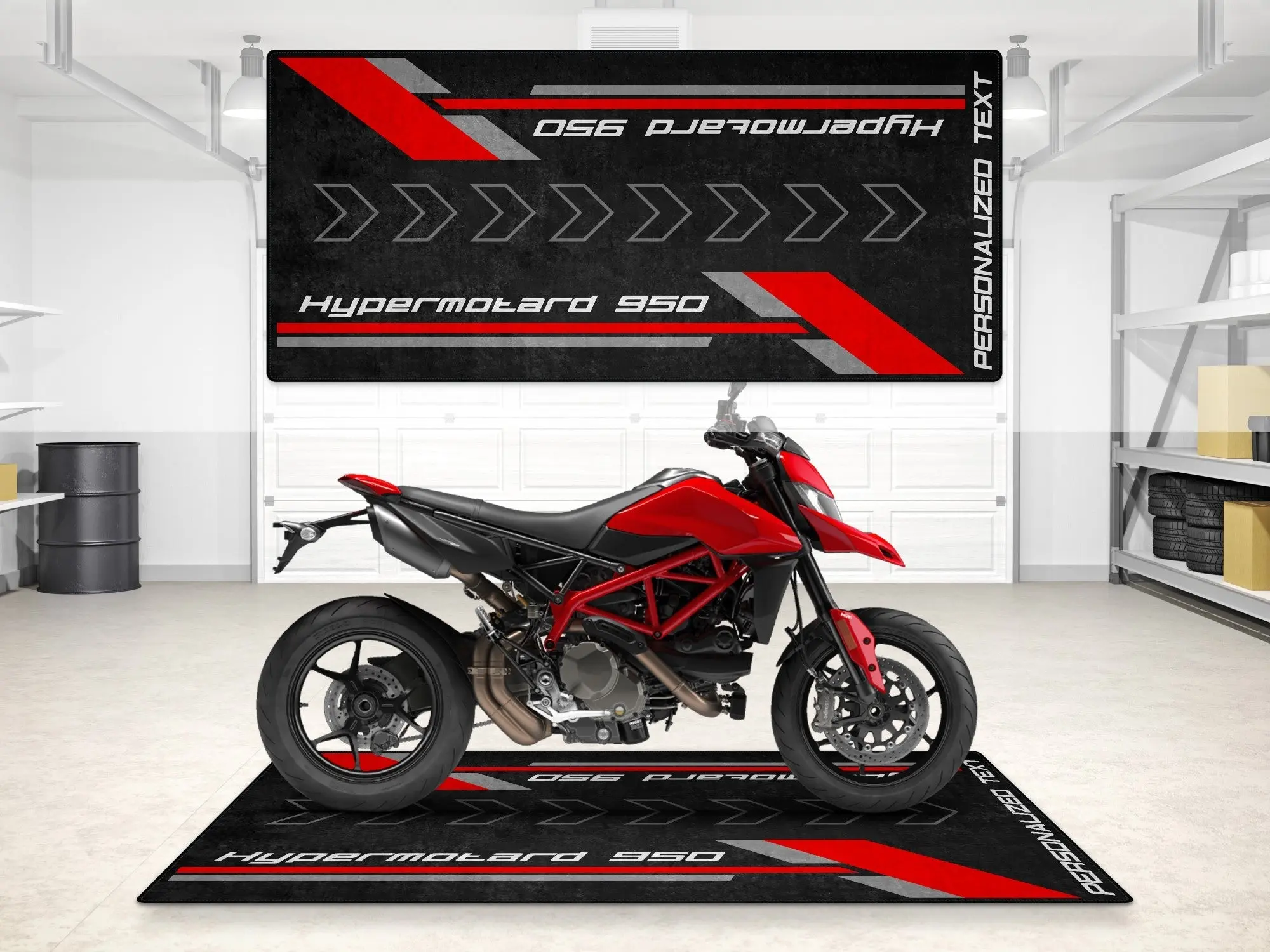 Designed Pit Mat for Ducati Hypermotard 950 Motorcycle - MM7178 - Image 3
